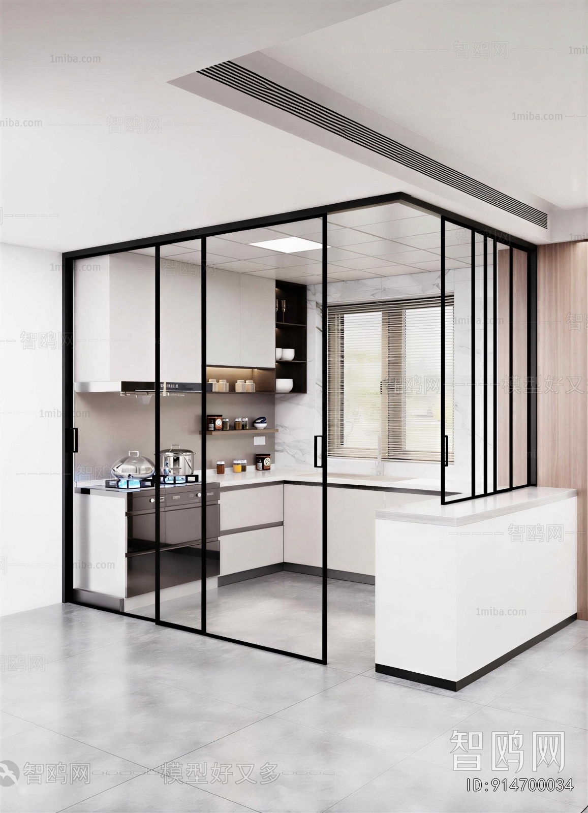 Modern Open Kitchen