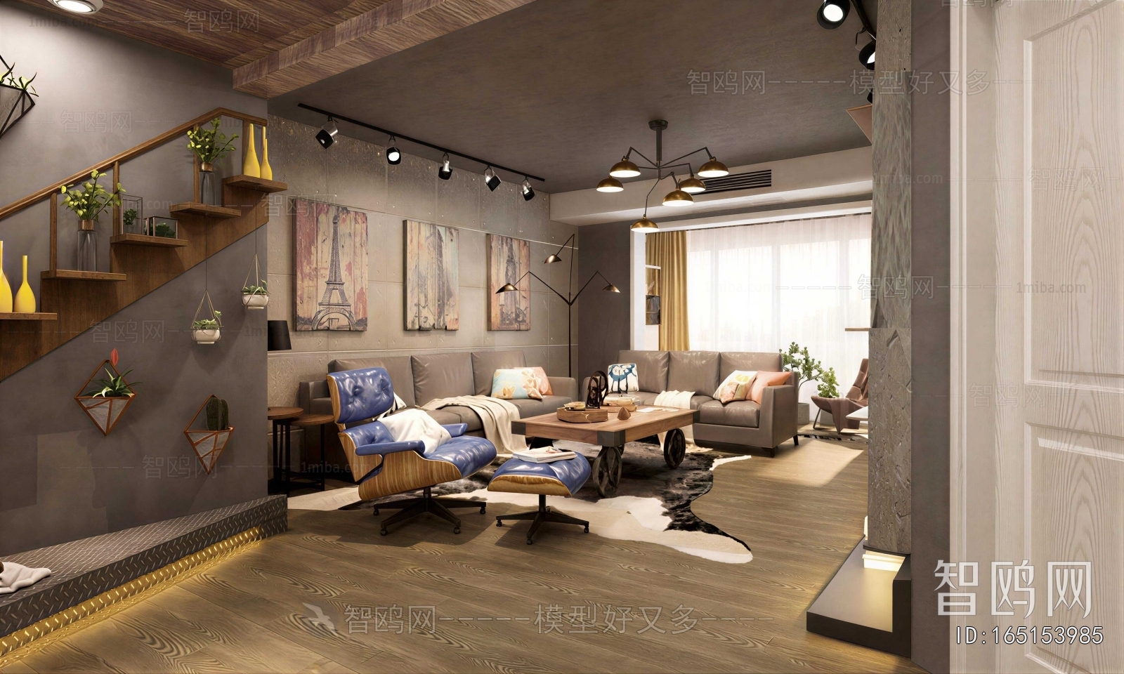 Industrial Style A Living Room