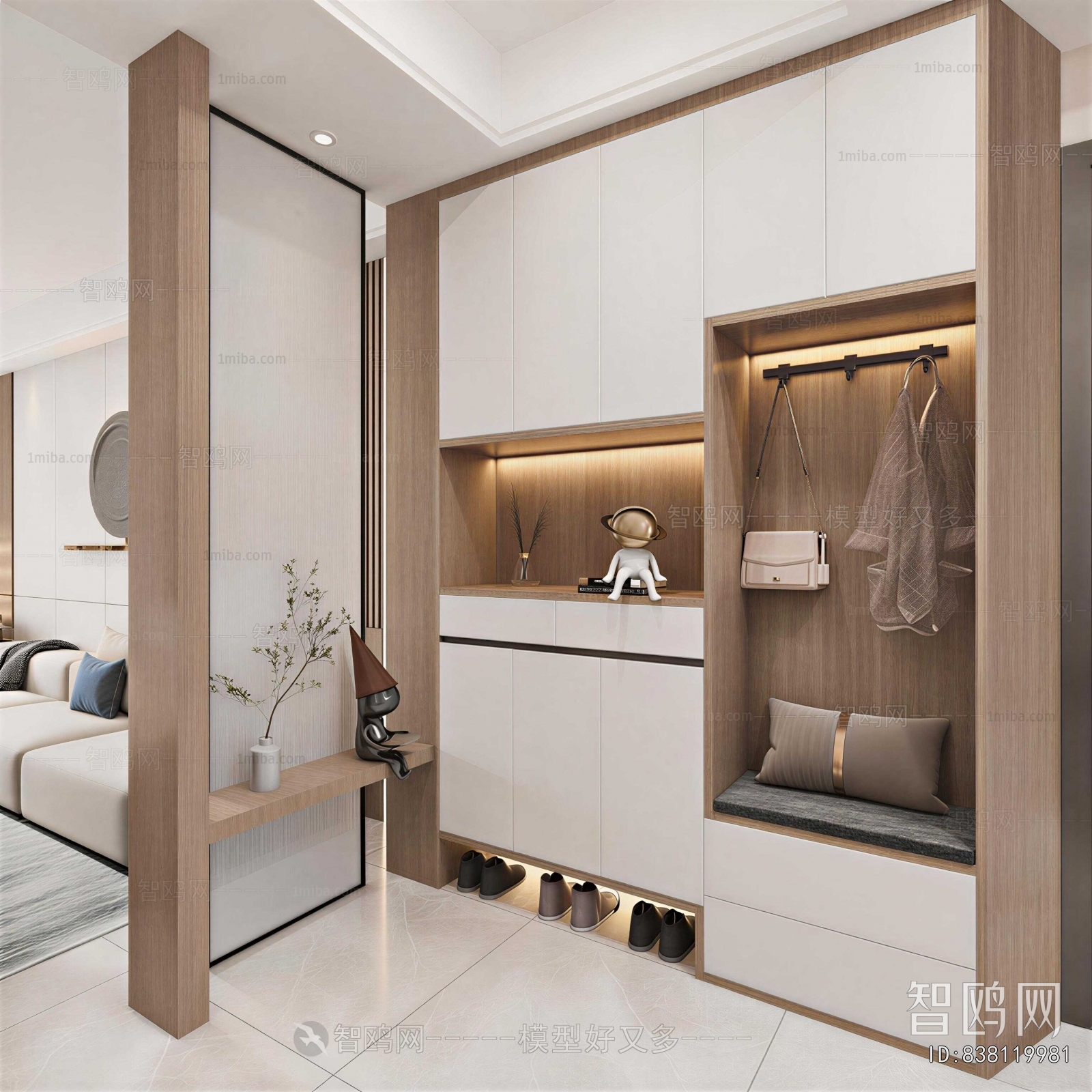 Modern Shoe Cabinet