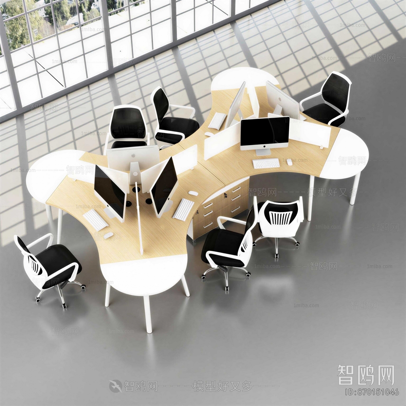 Modern Office Desk And Chair