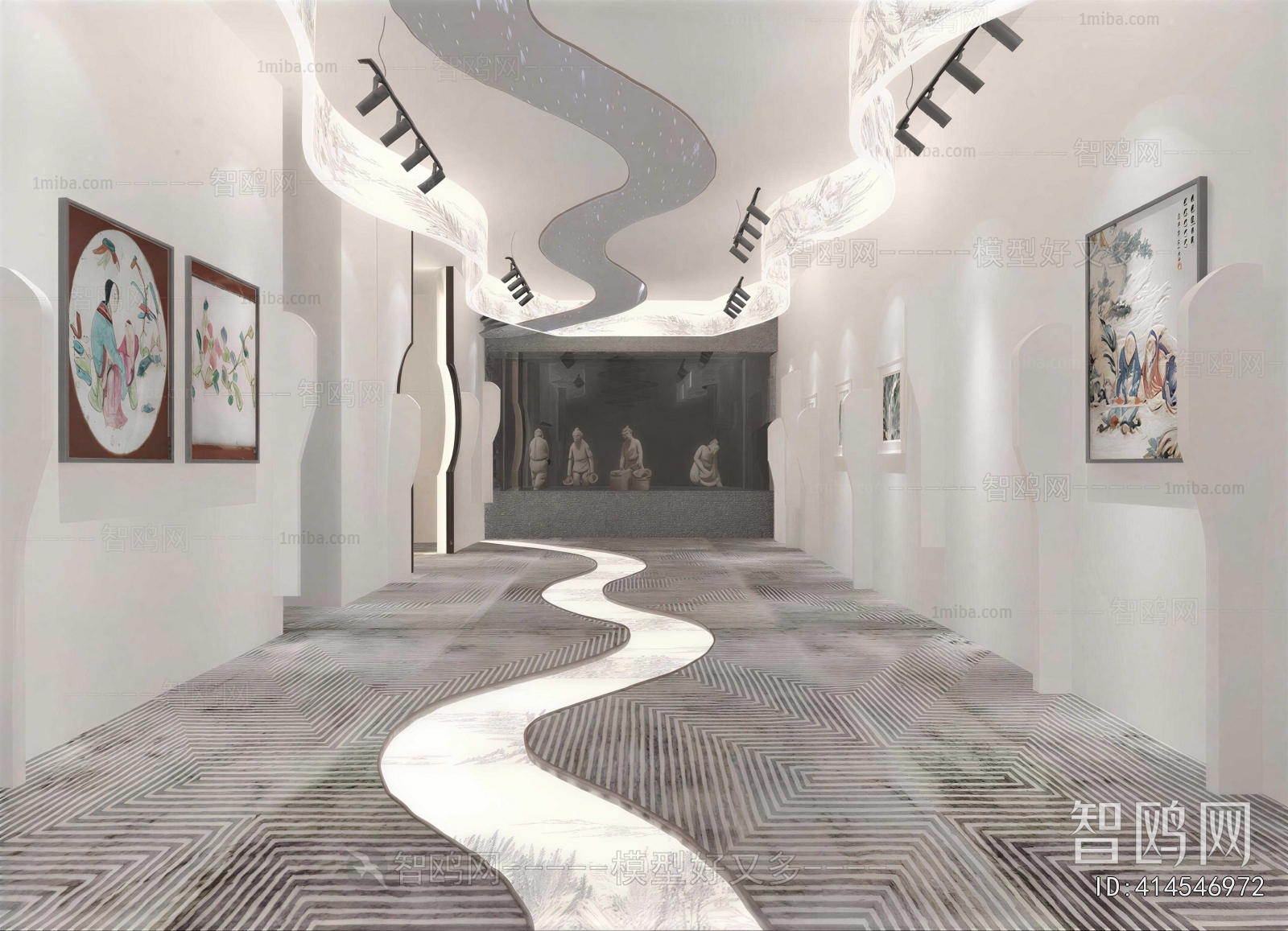 New Chinese Style Exhibition Hall