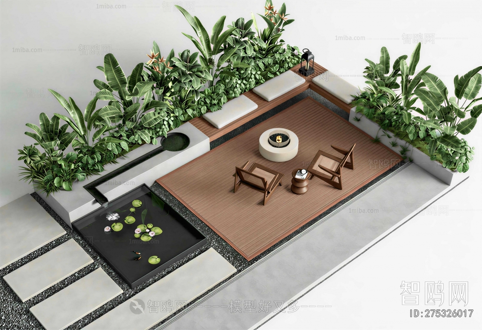 Chinese Style Courtyard/landscape