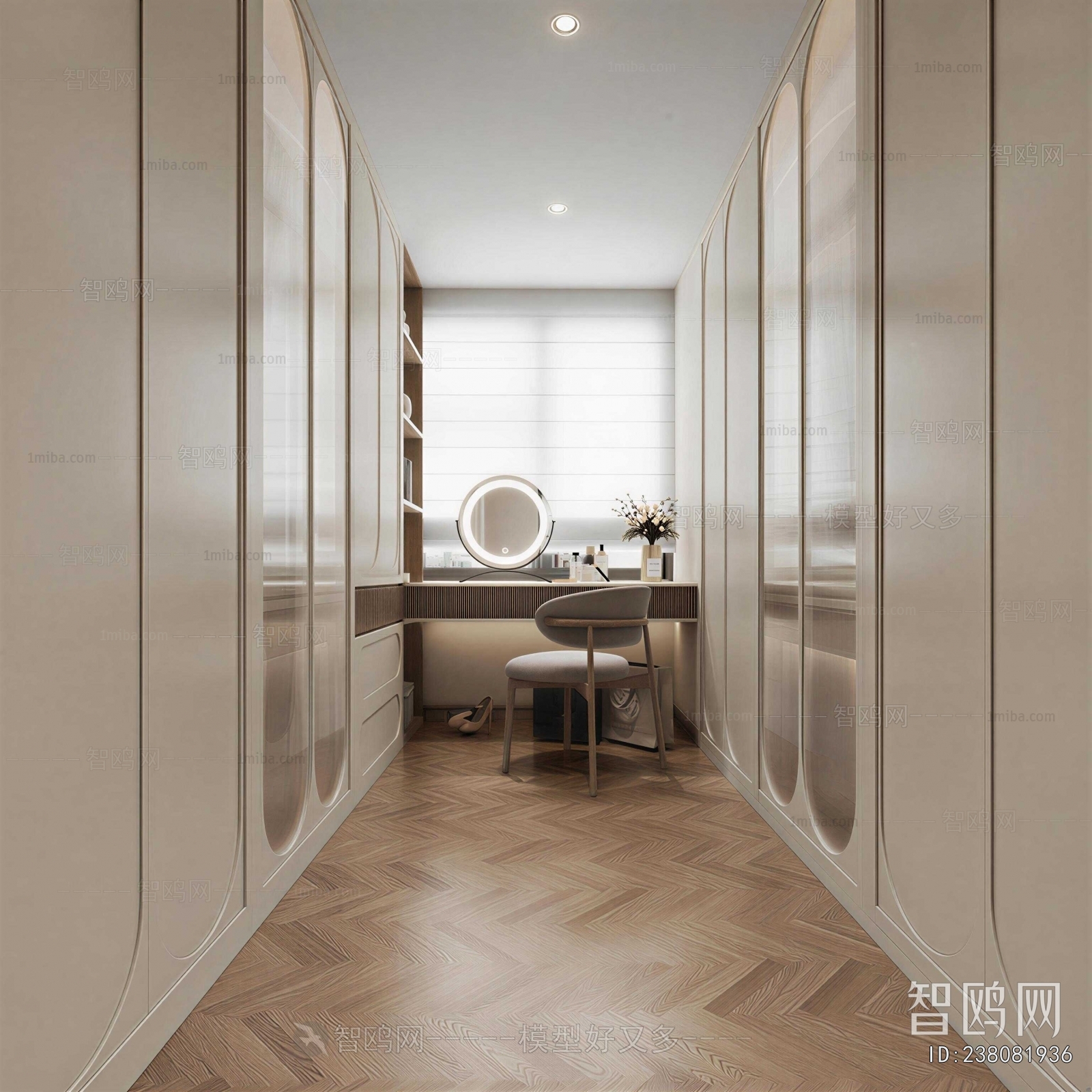 Modern Clothes Storage Area