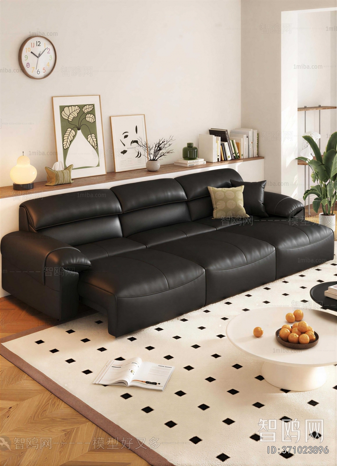 Modern Three-seat Sofa