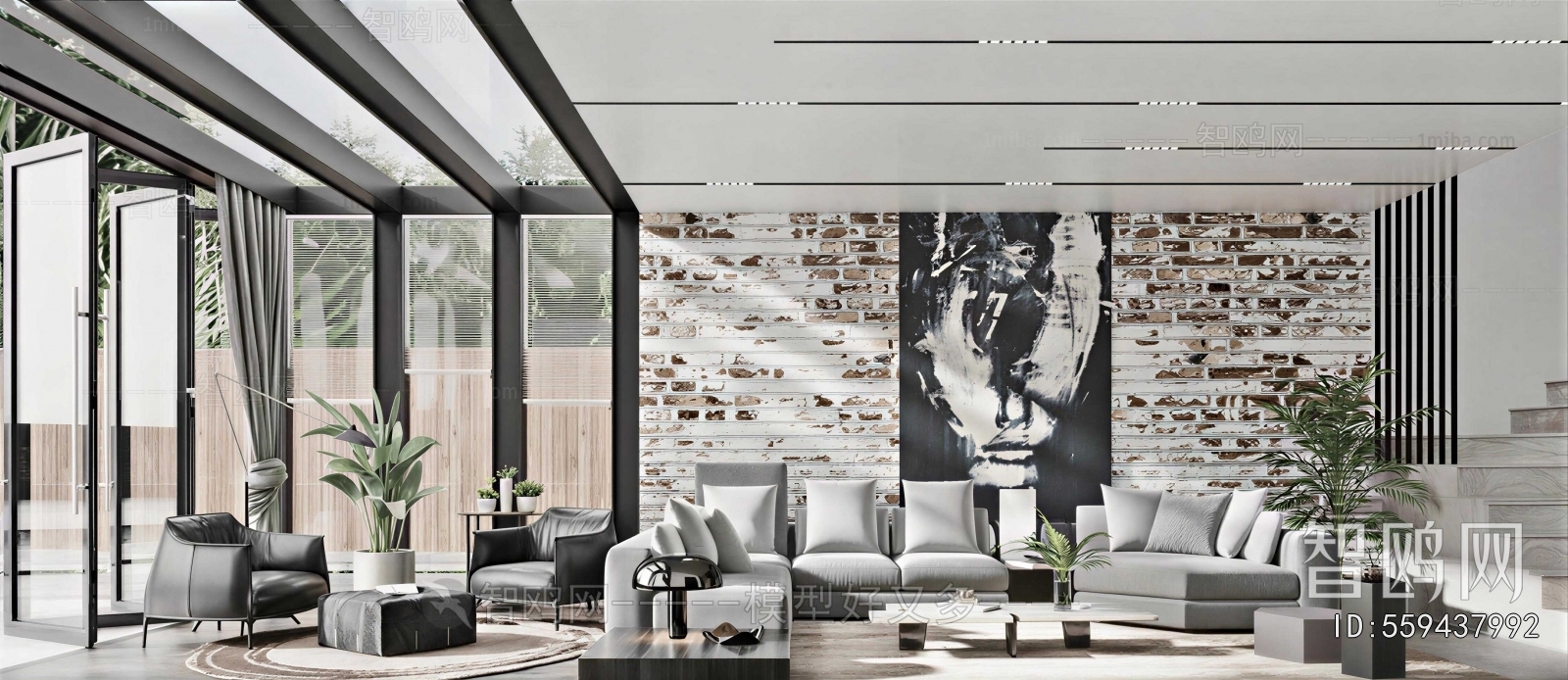 Industrial Style A Living Room