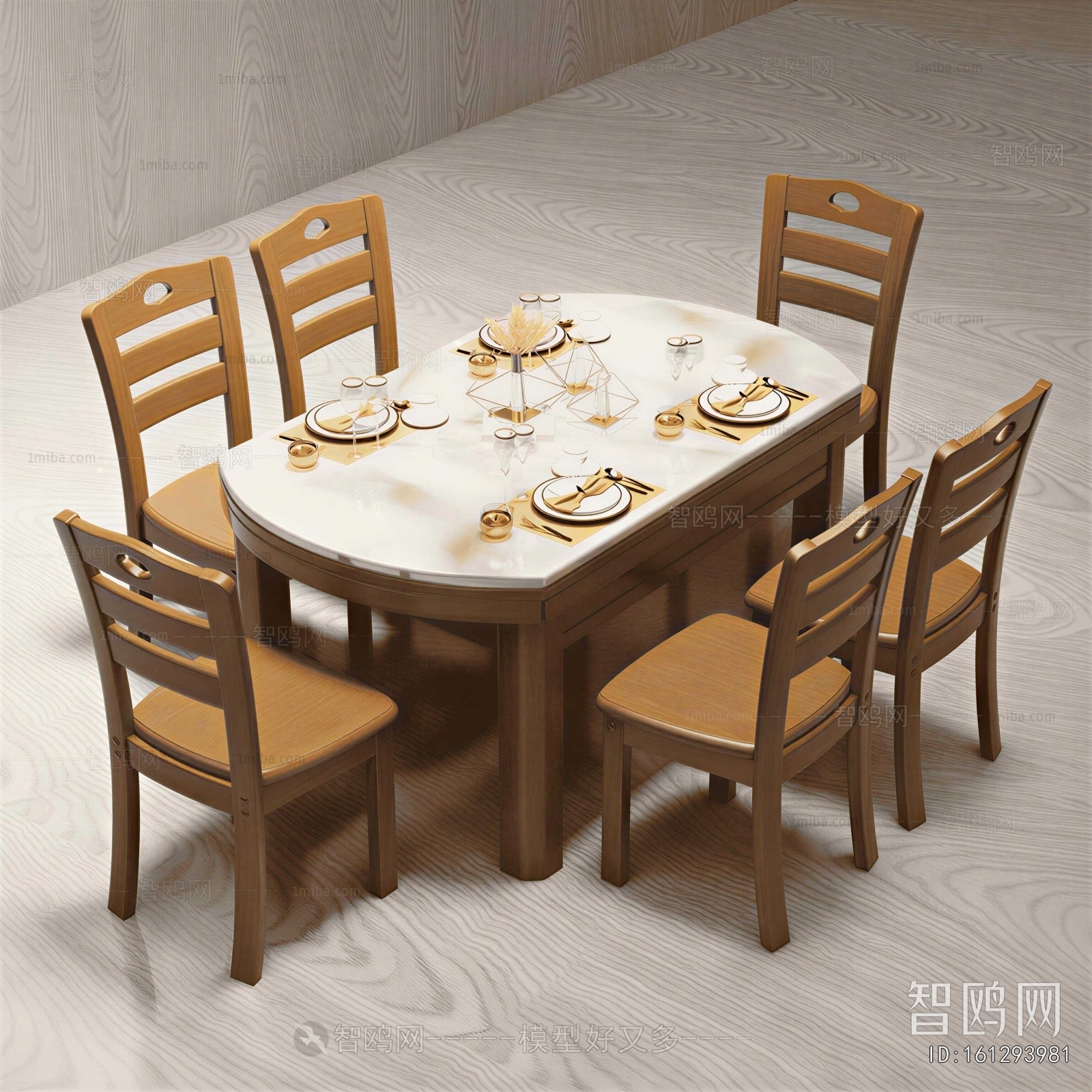 New Chinese Style Dining Table And Chairs