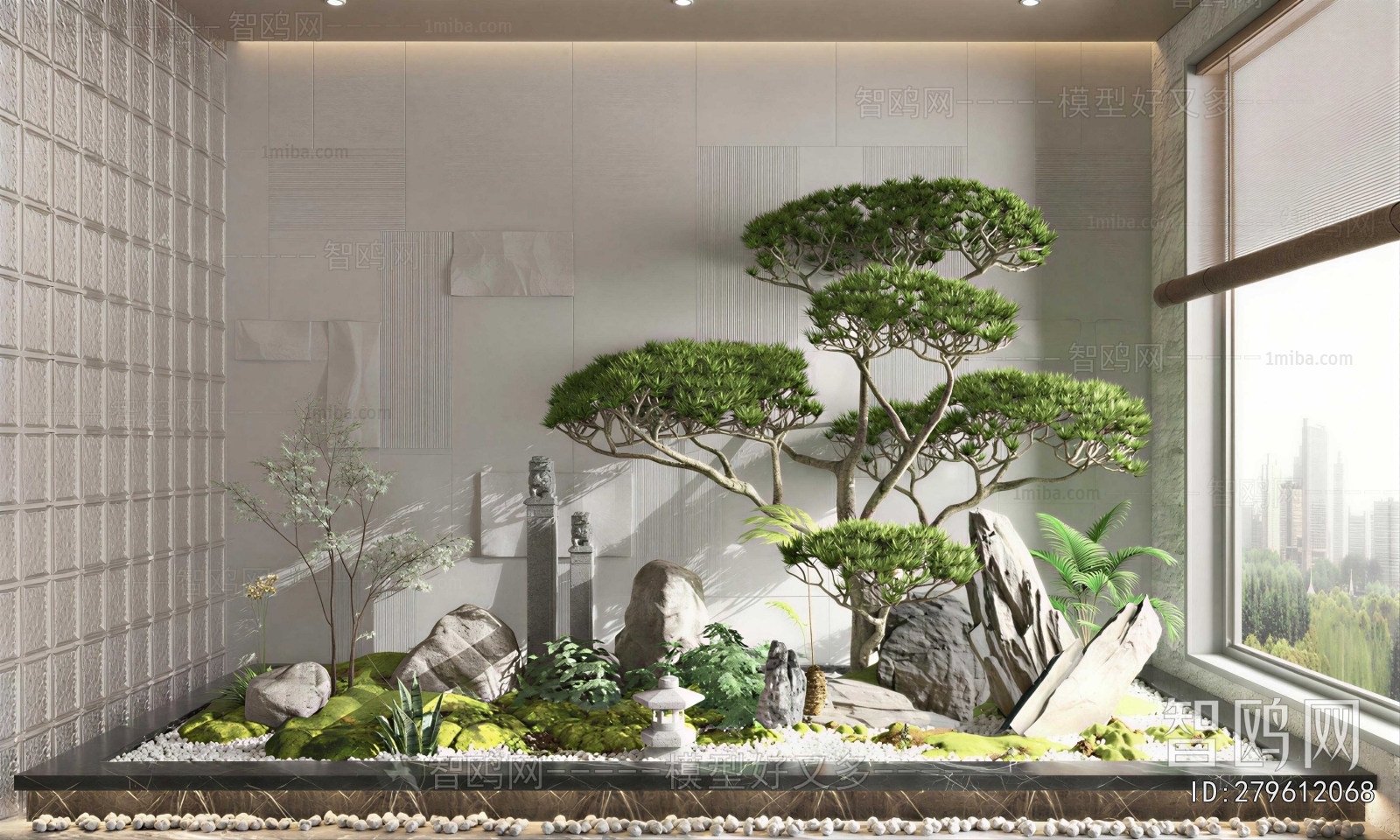 New Chinese Style Plant Landscaping