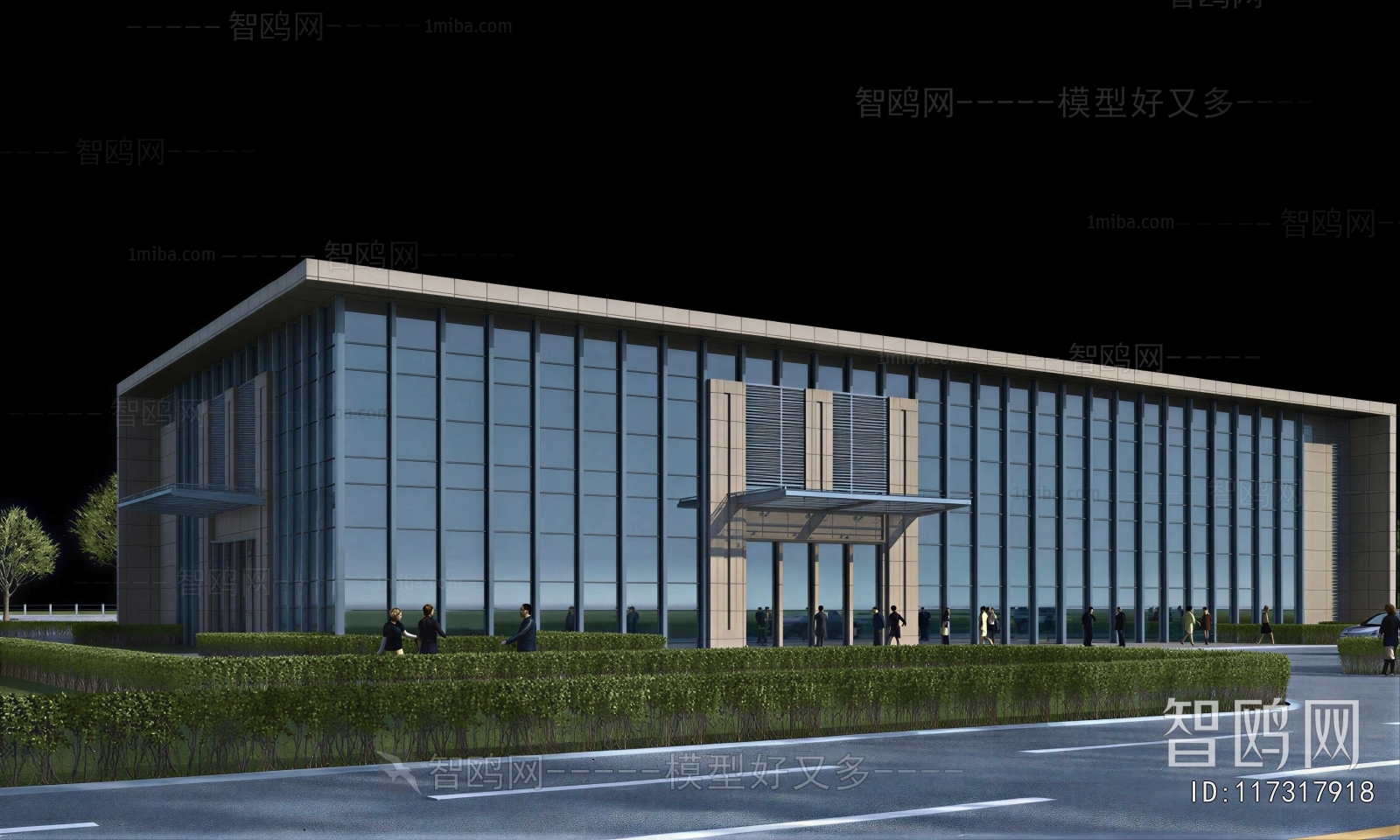 Modern Appearance Of Commercial Building