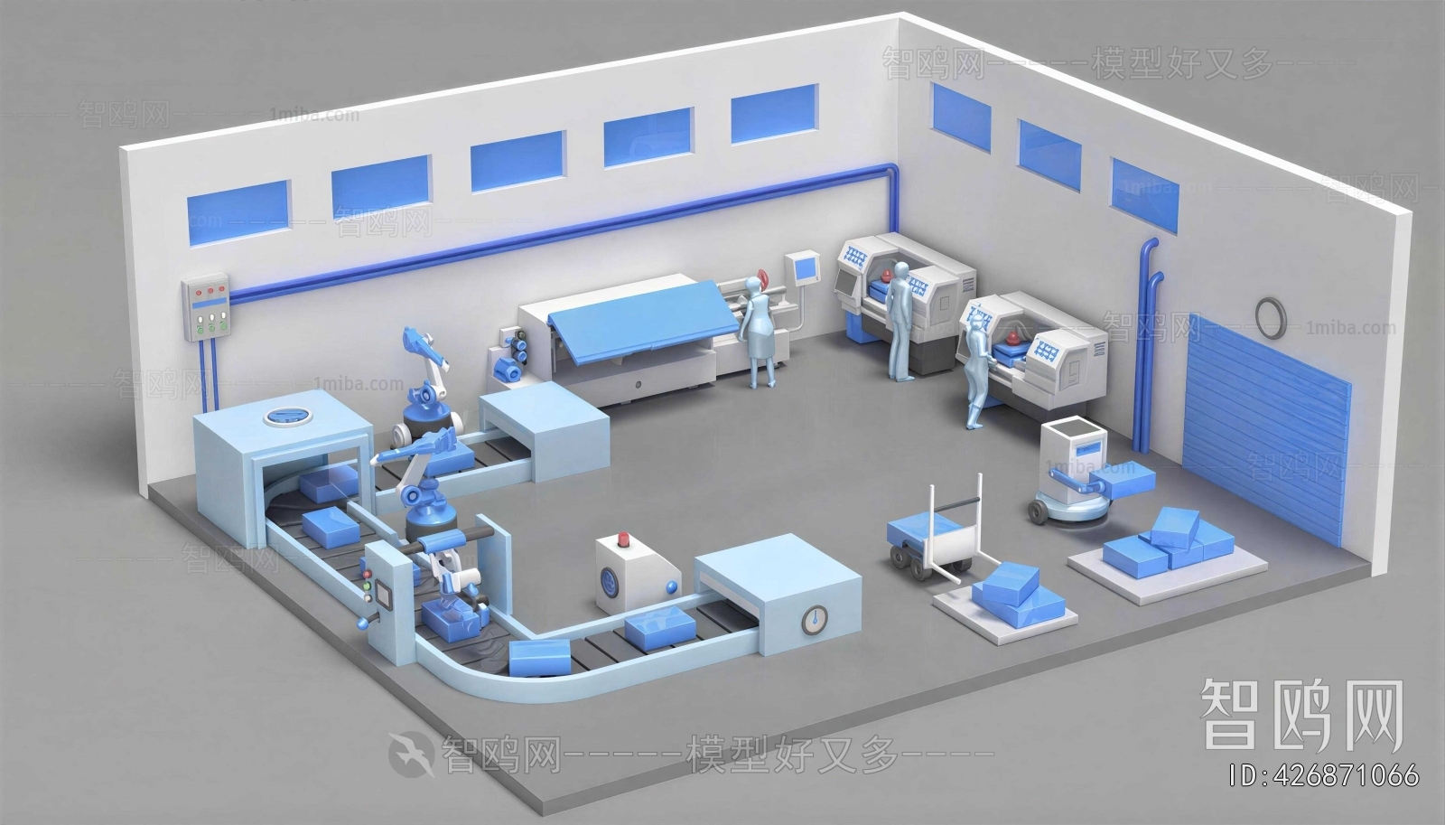 Modern Factory Floor/warehouse