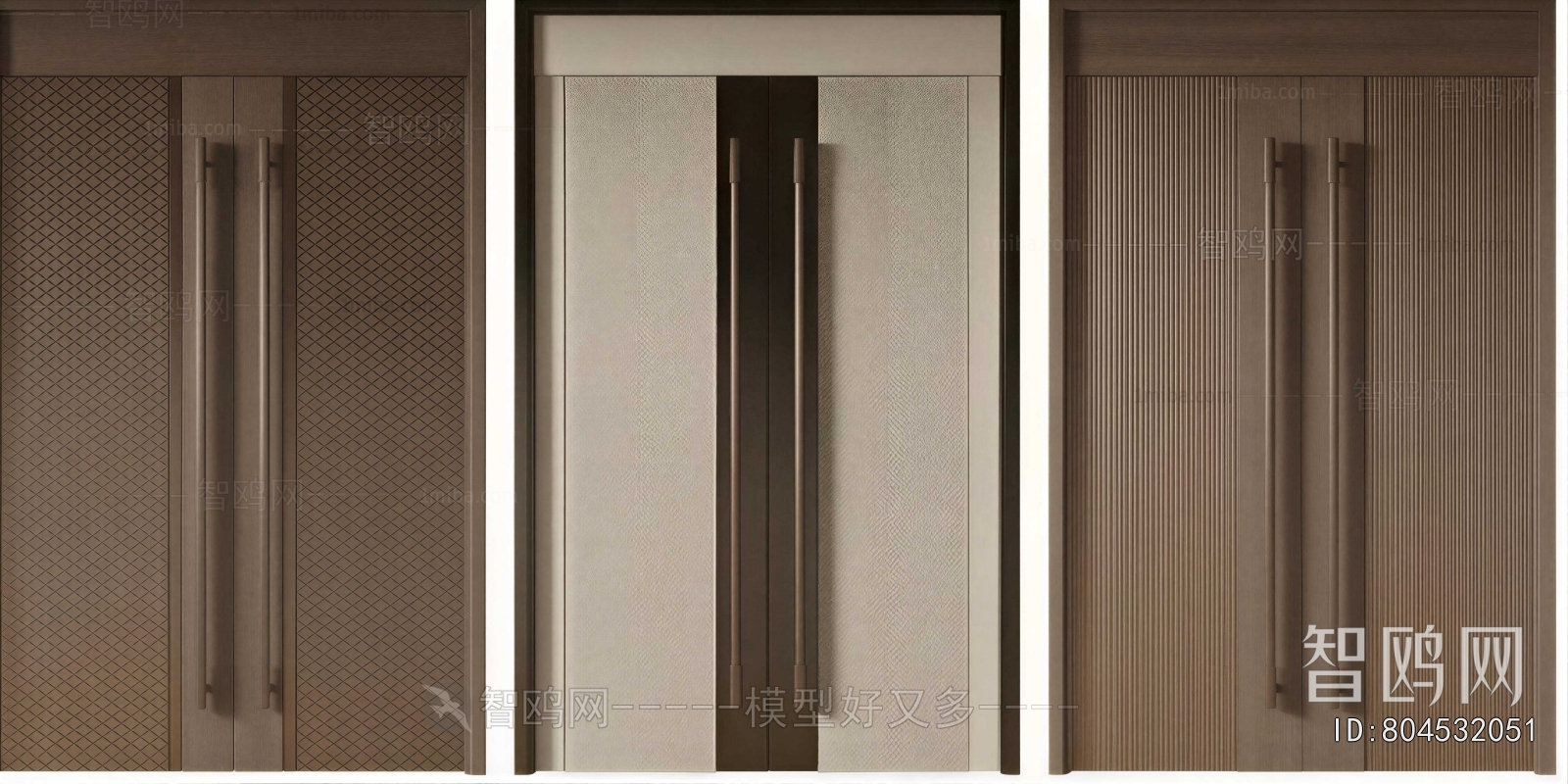 New Chinese Style Double Door