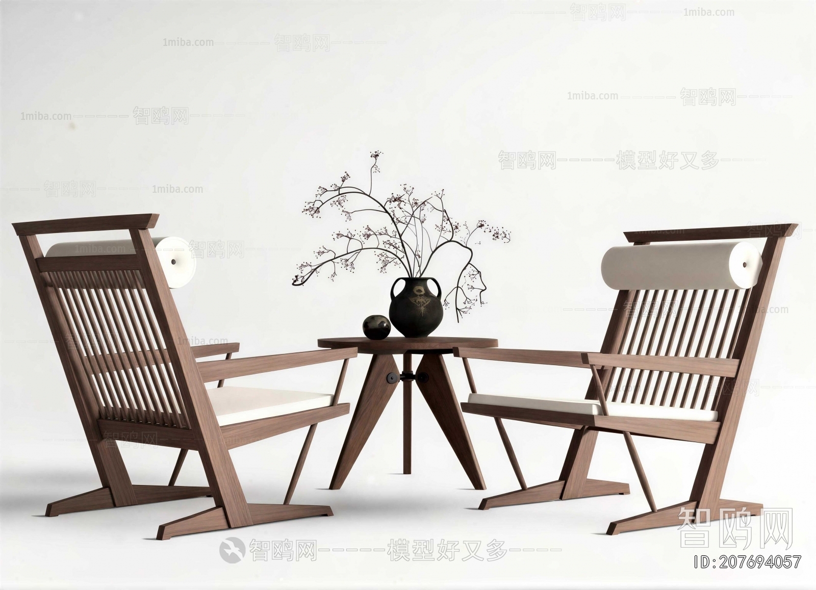 New Chinese Style Outdoor Chair