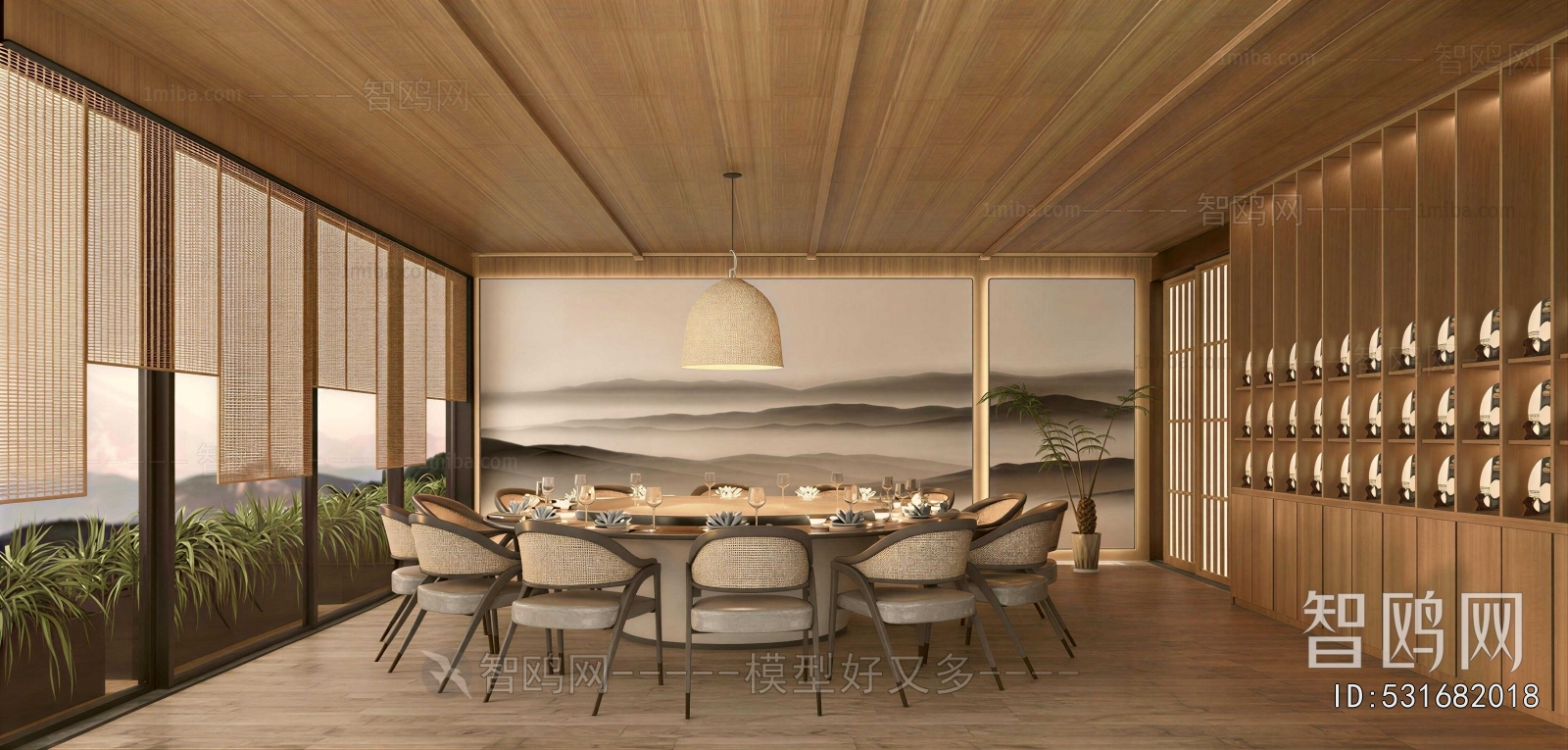 New Chinese Style Restaurant Box