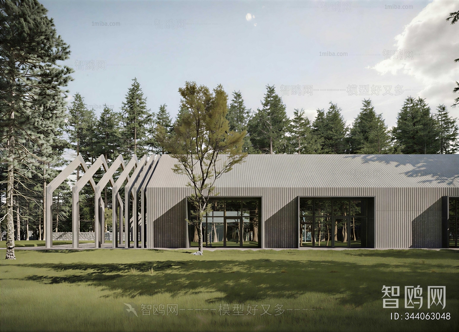 Modern Appearance Of Commercial Building