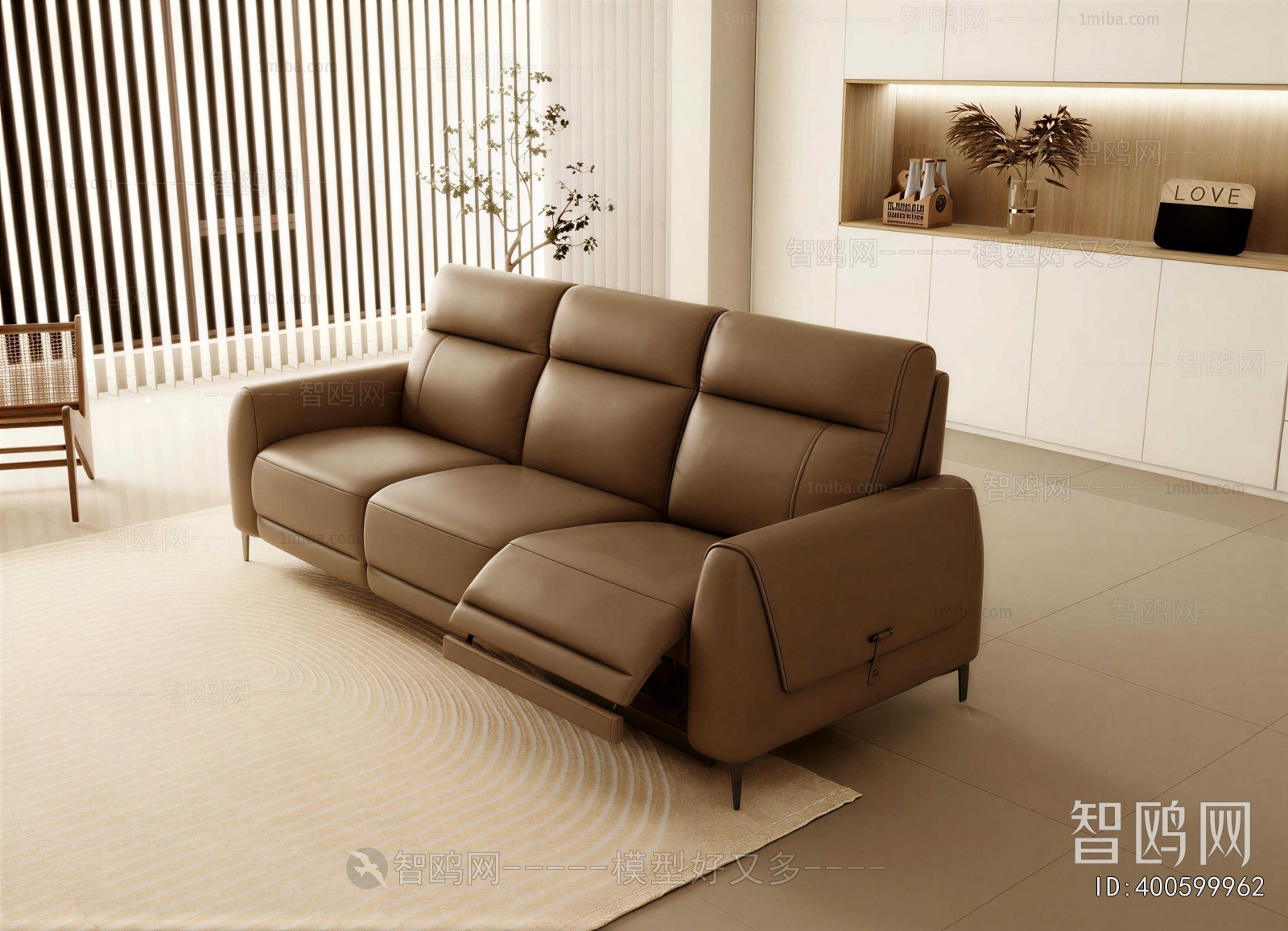 Modern Three-seat Sofa