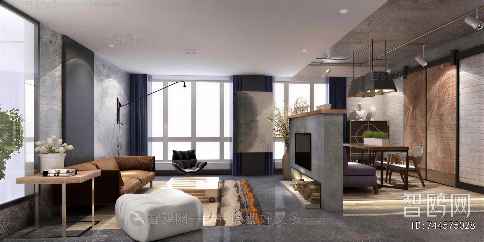 Industrial Style A Living Room