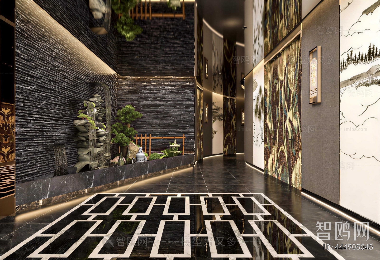 New Chinese Style Corridor