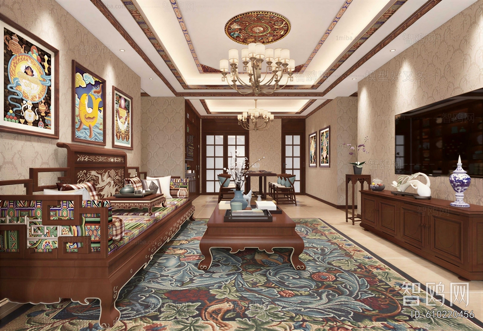 Chinese Style A Living Room