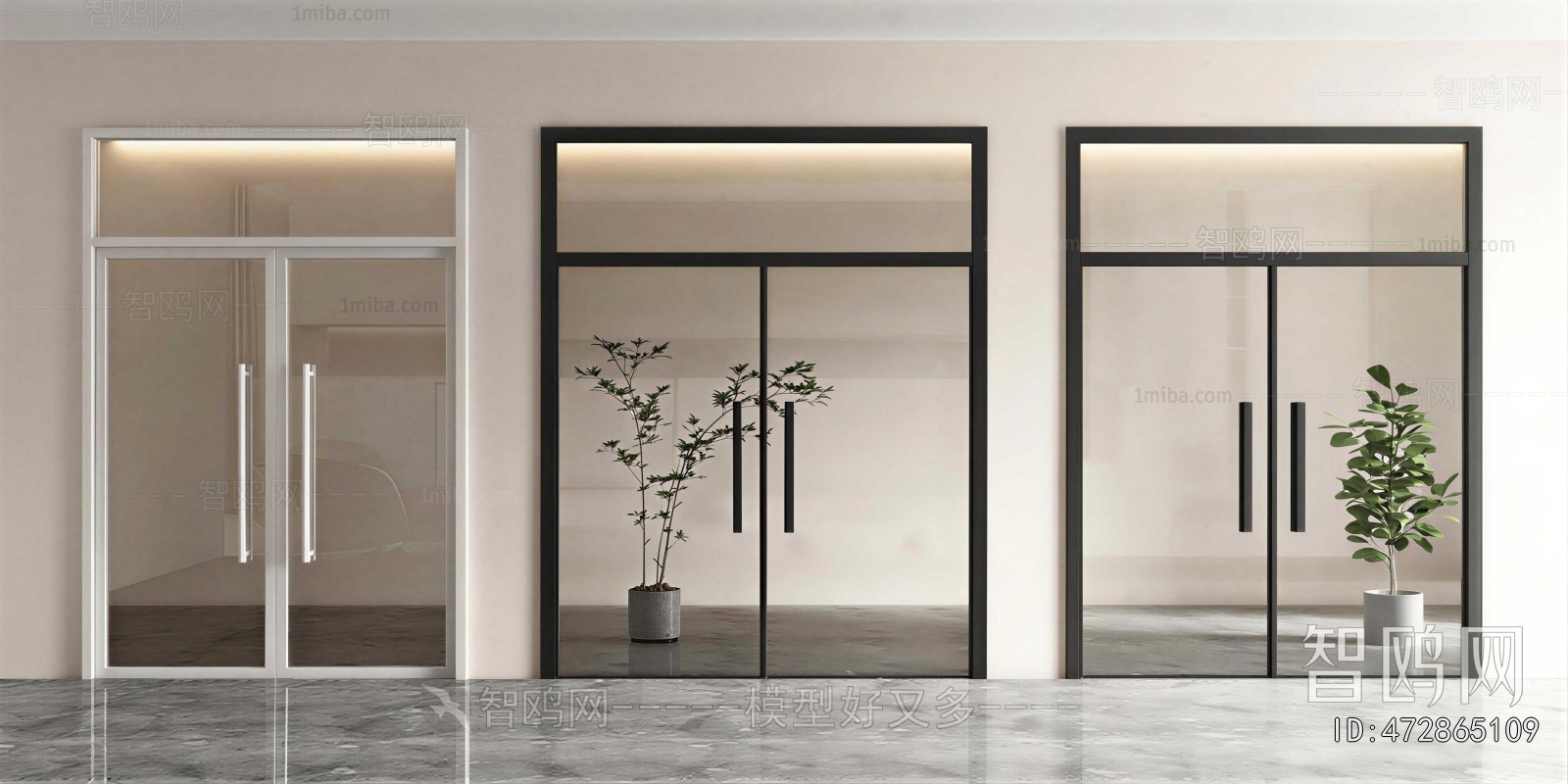 Modern Double Door