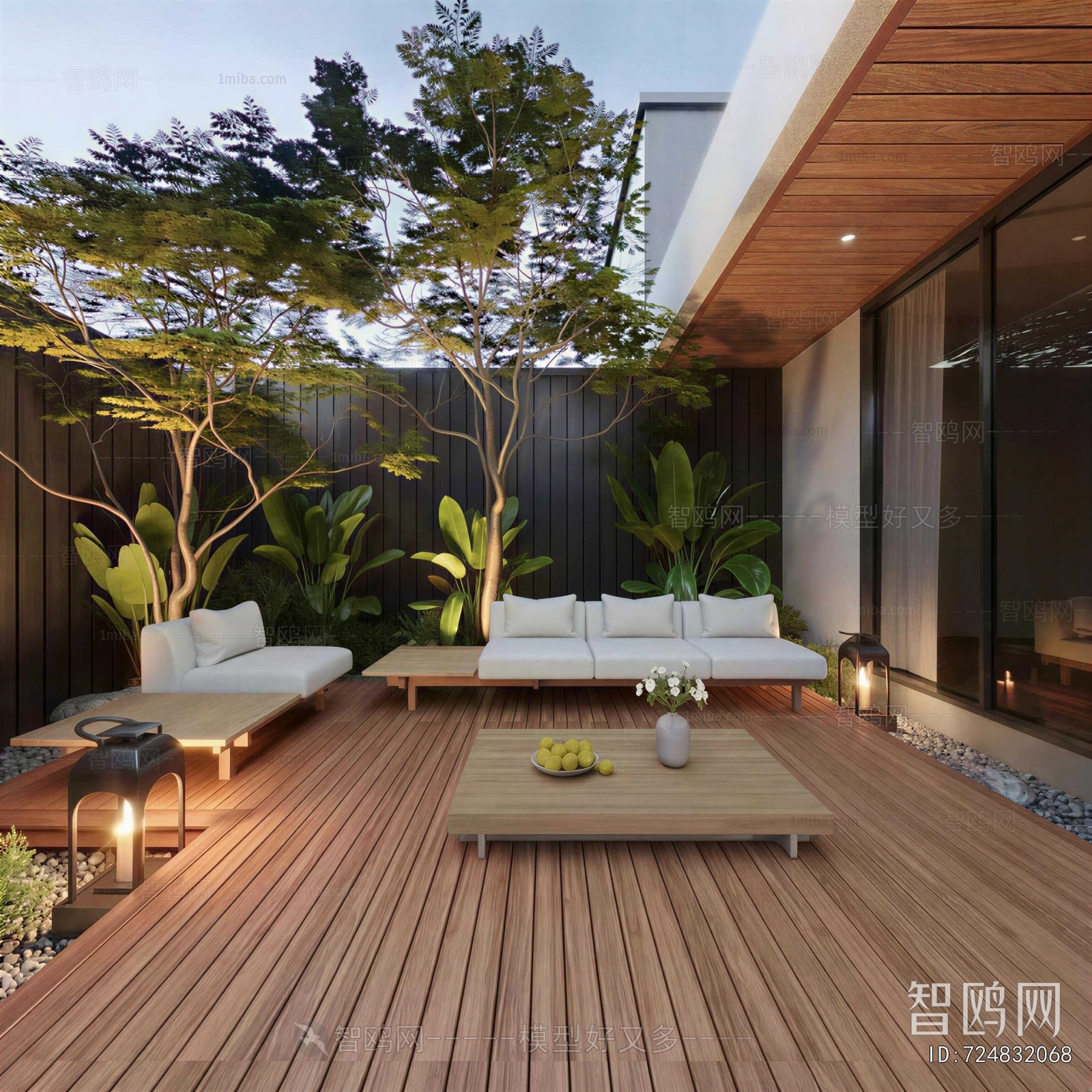 Modern Courtyard/landscape