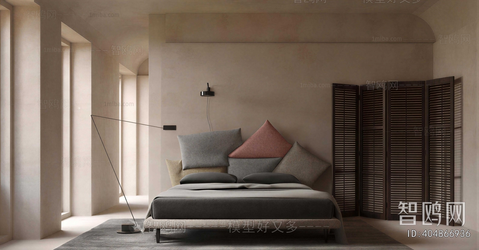 Wabi-sabi Style Bedroom