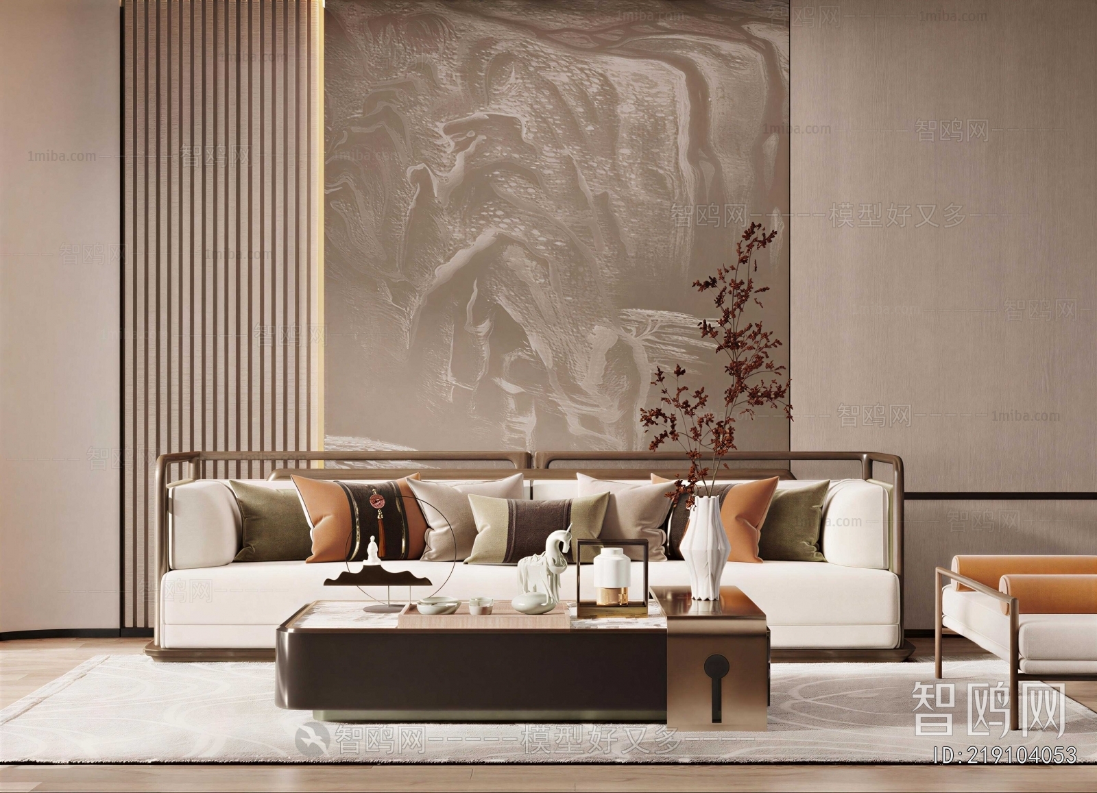 New Chinese Style Sofa Combination