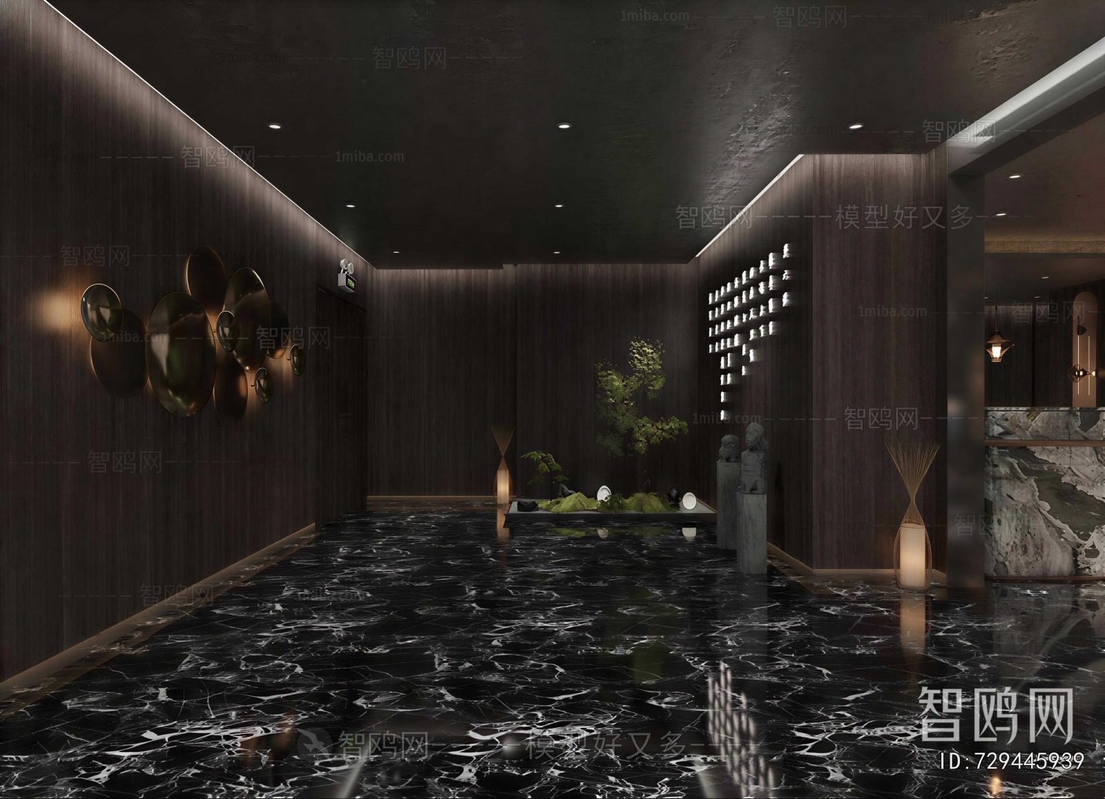 New Chinese Style Lobby Hall