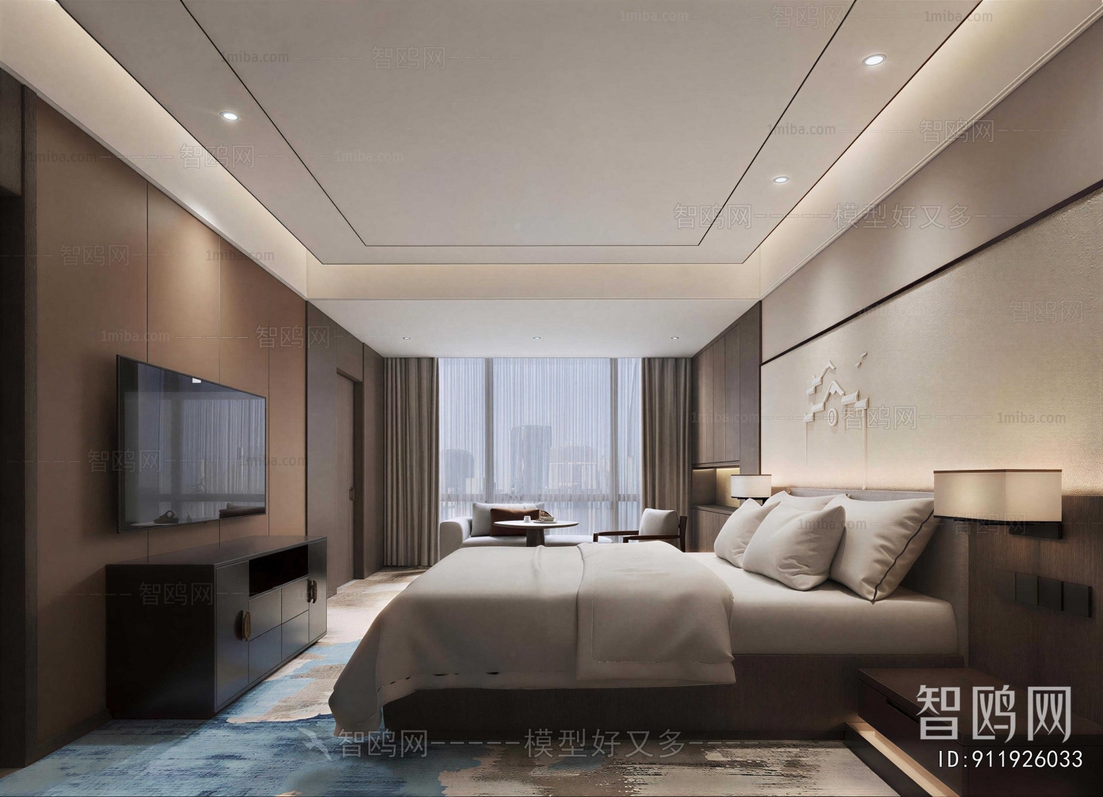 New Chinese Style Guest Room