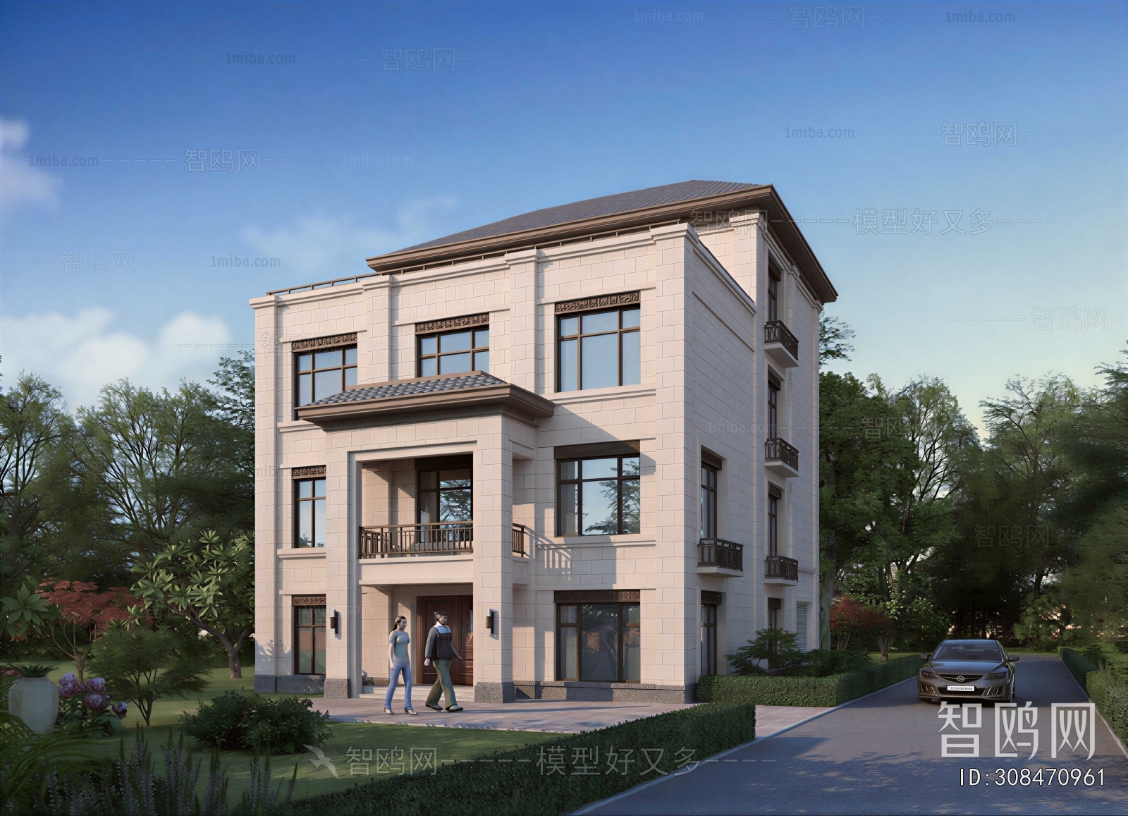 New Chinese Style Residential Building