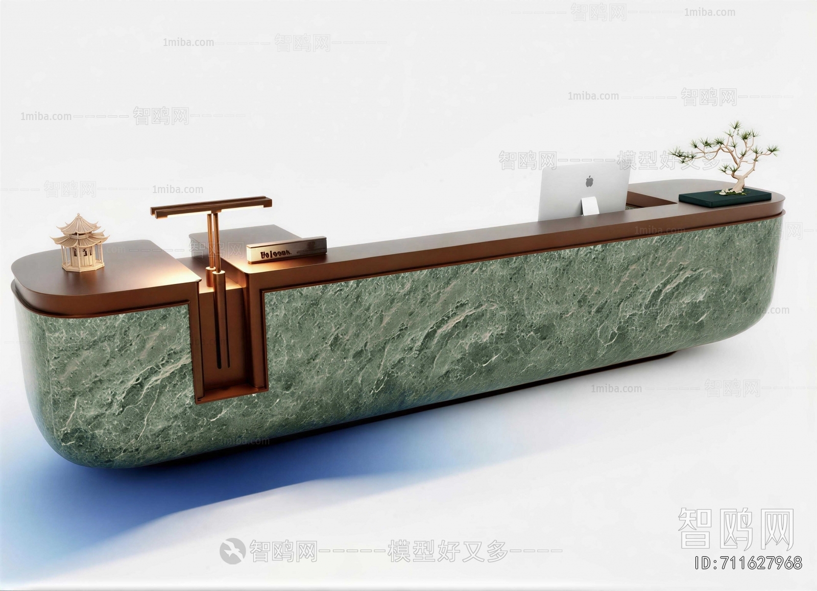 New Chinese Style Reception Desk