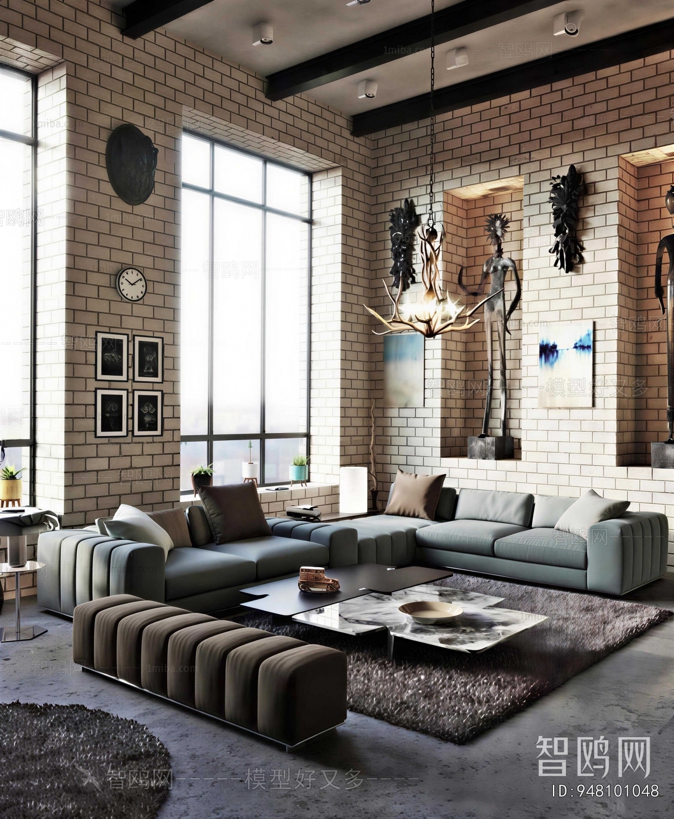 Industrial Style A Living Room