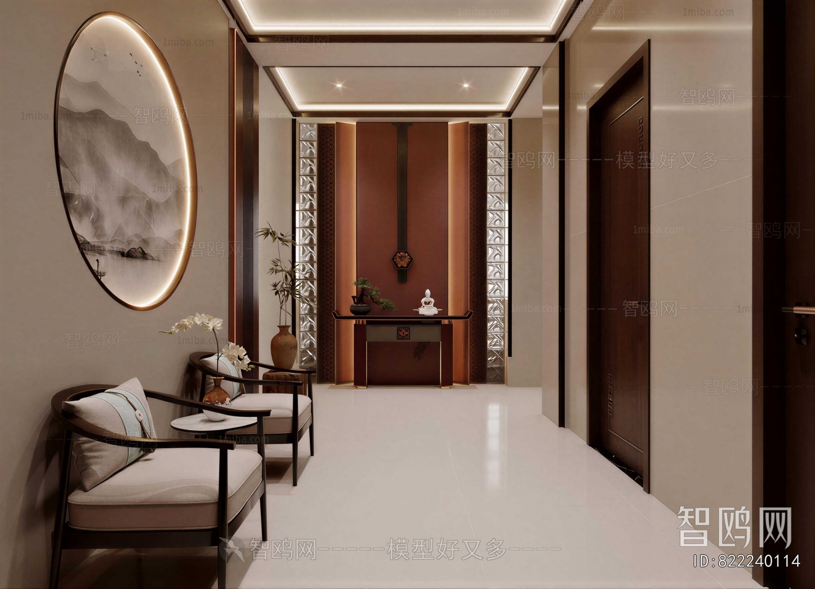 New Chinese Style Hallway