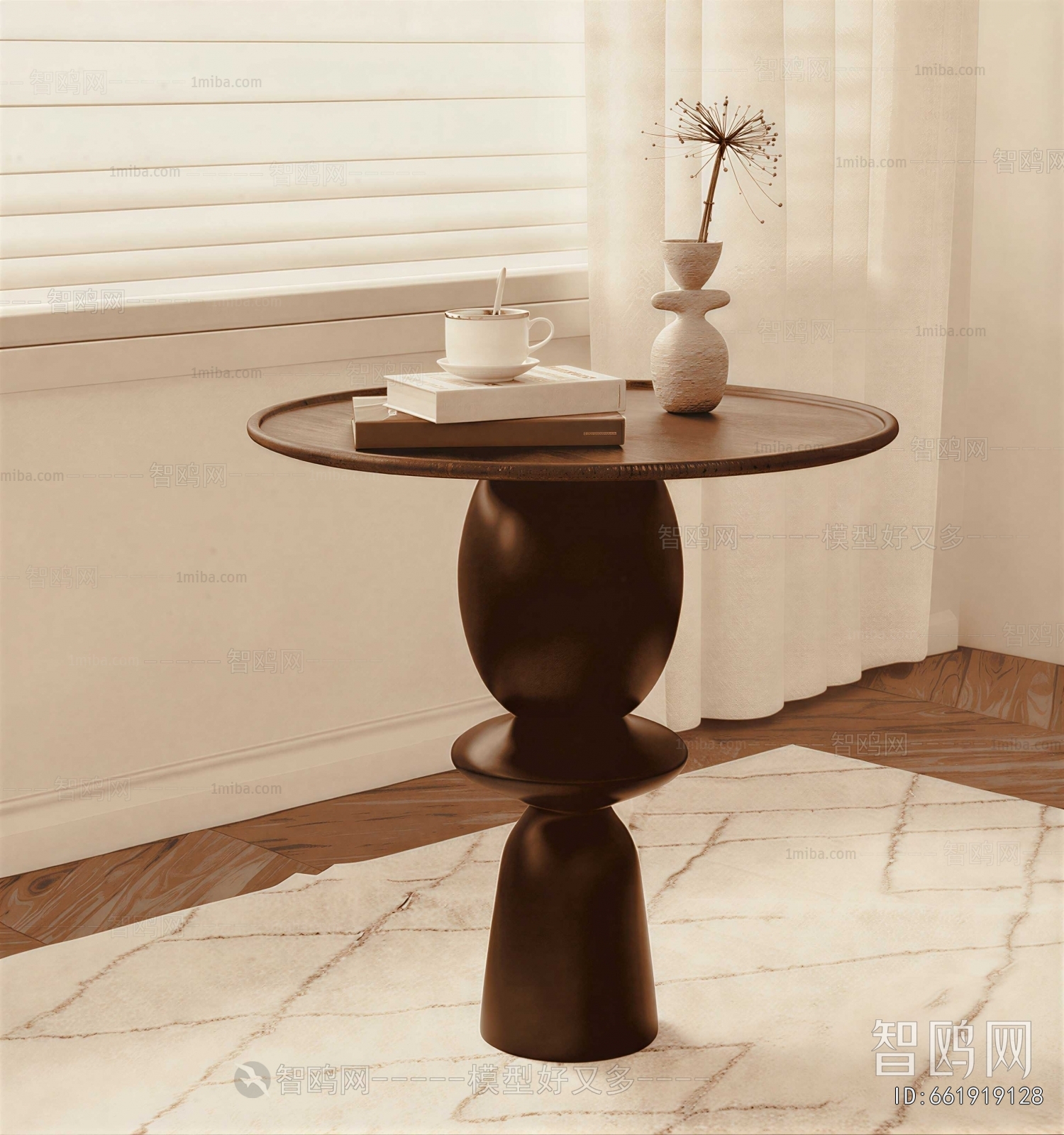Wabi-sabi Style Side Table/corner Table