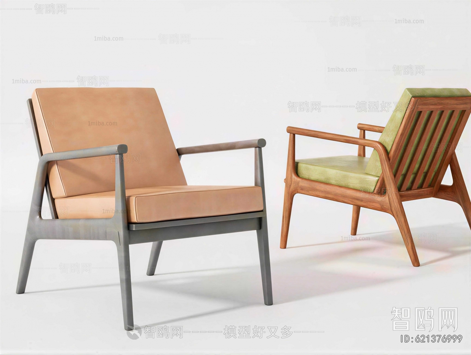Wabi-sabi Style Lounge Chair