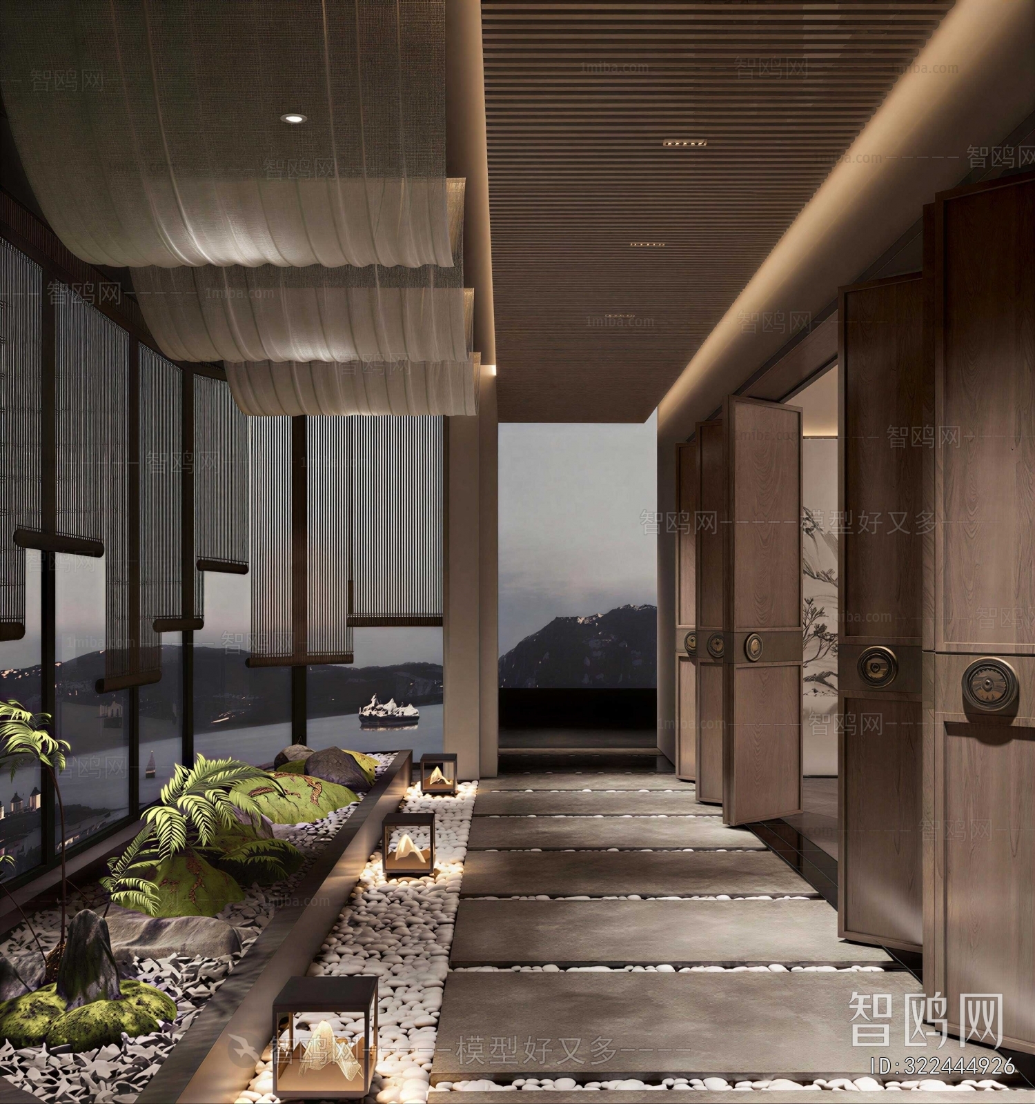 New Chinese Style Hallway