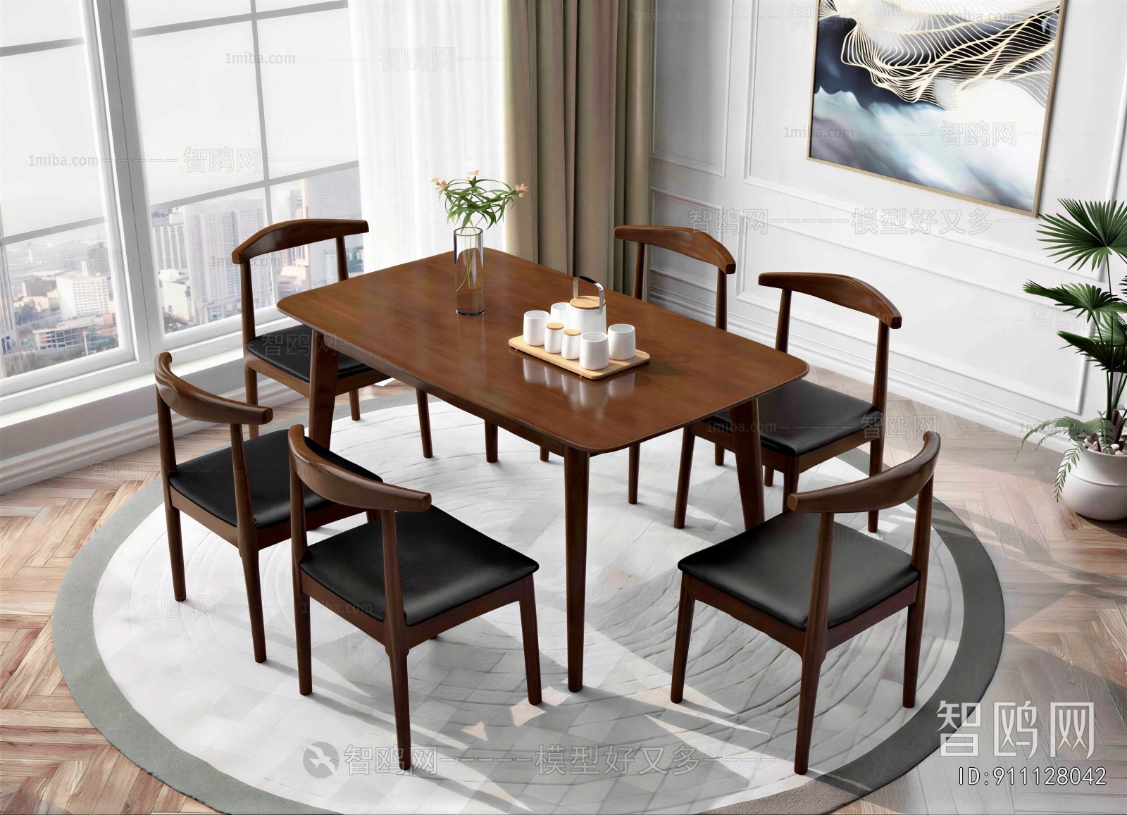 New Chinese Style Dining Table And Chairs