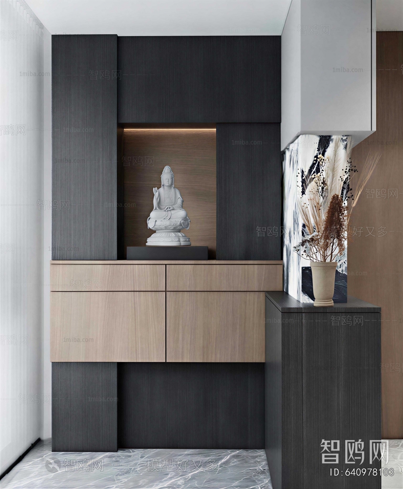 Modern Buddhist Niche