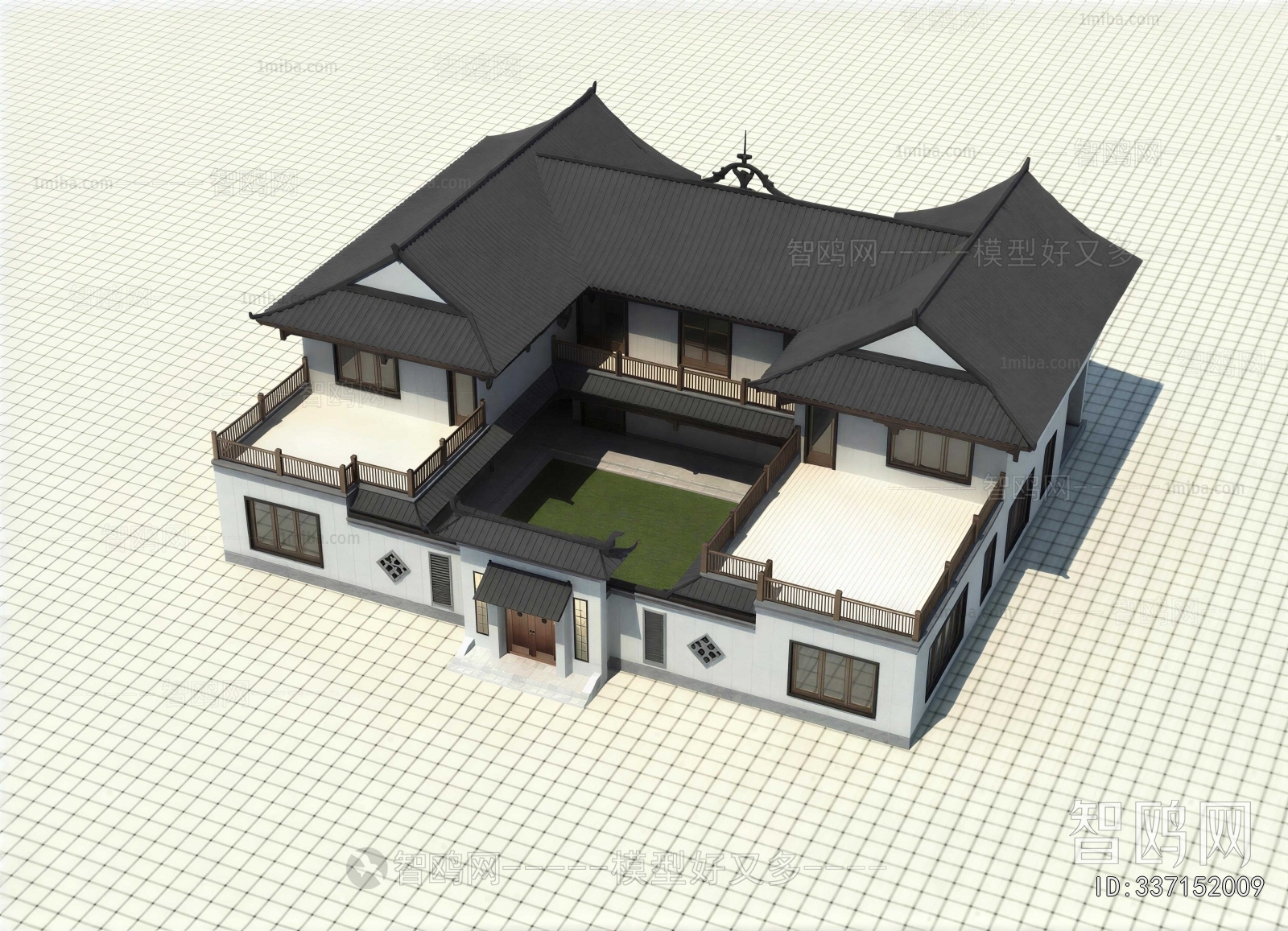 New Chinese Style Residential Building