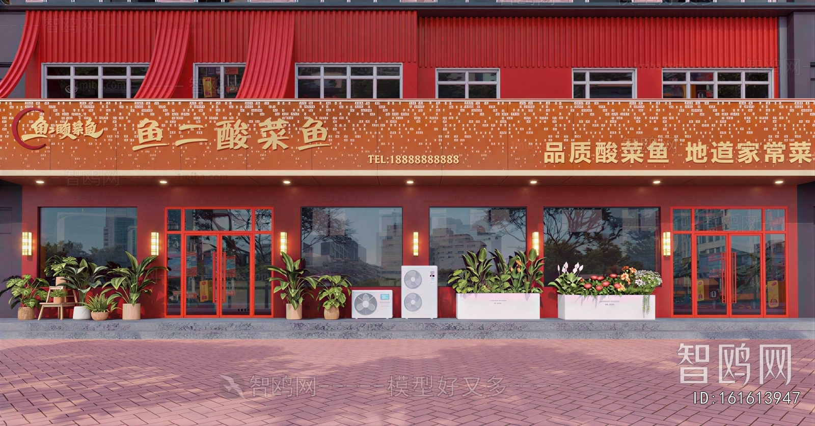 New Chinese Style Facade Element