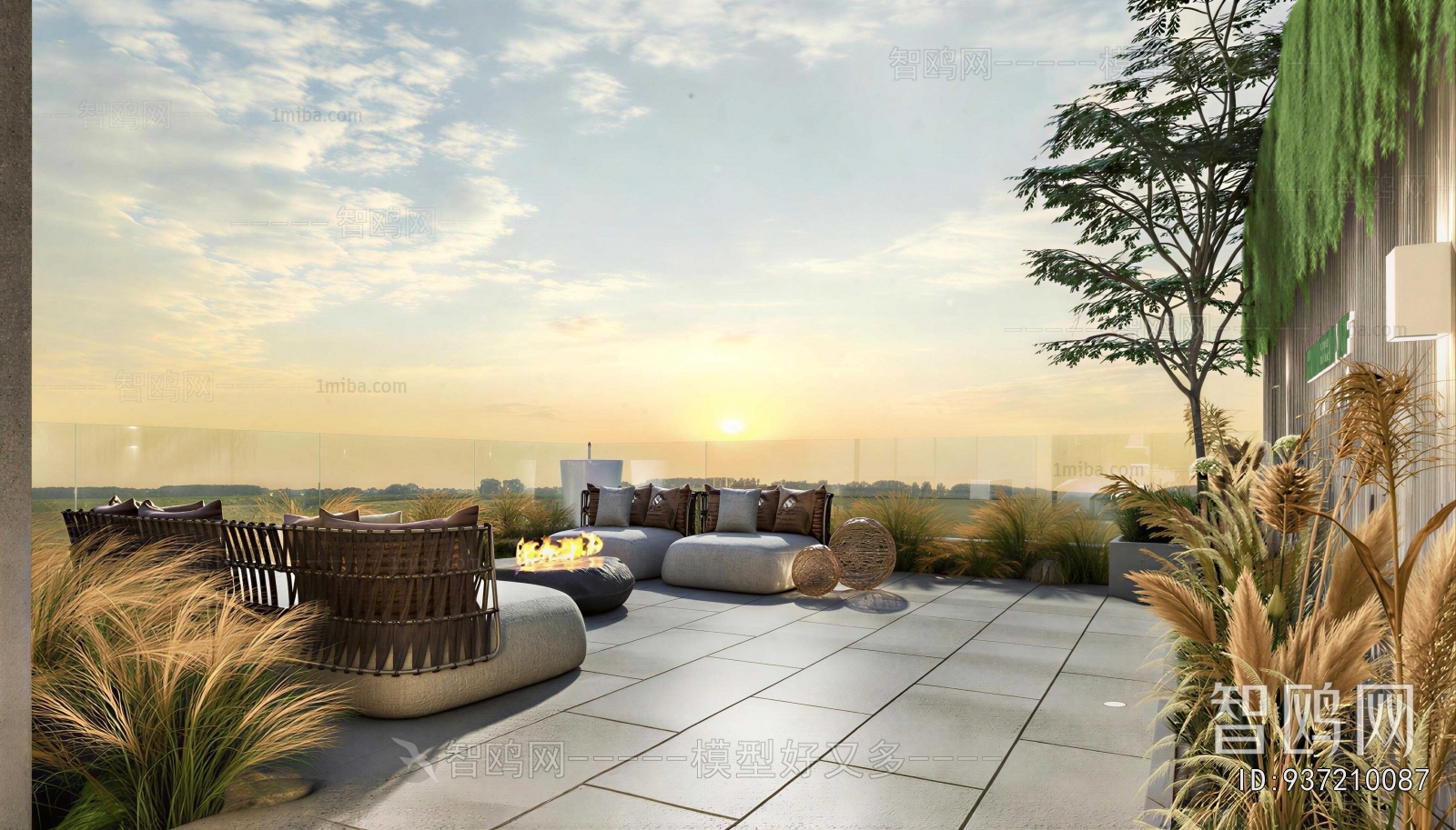 Wabi-sabi Style Terrace