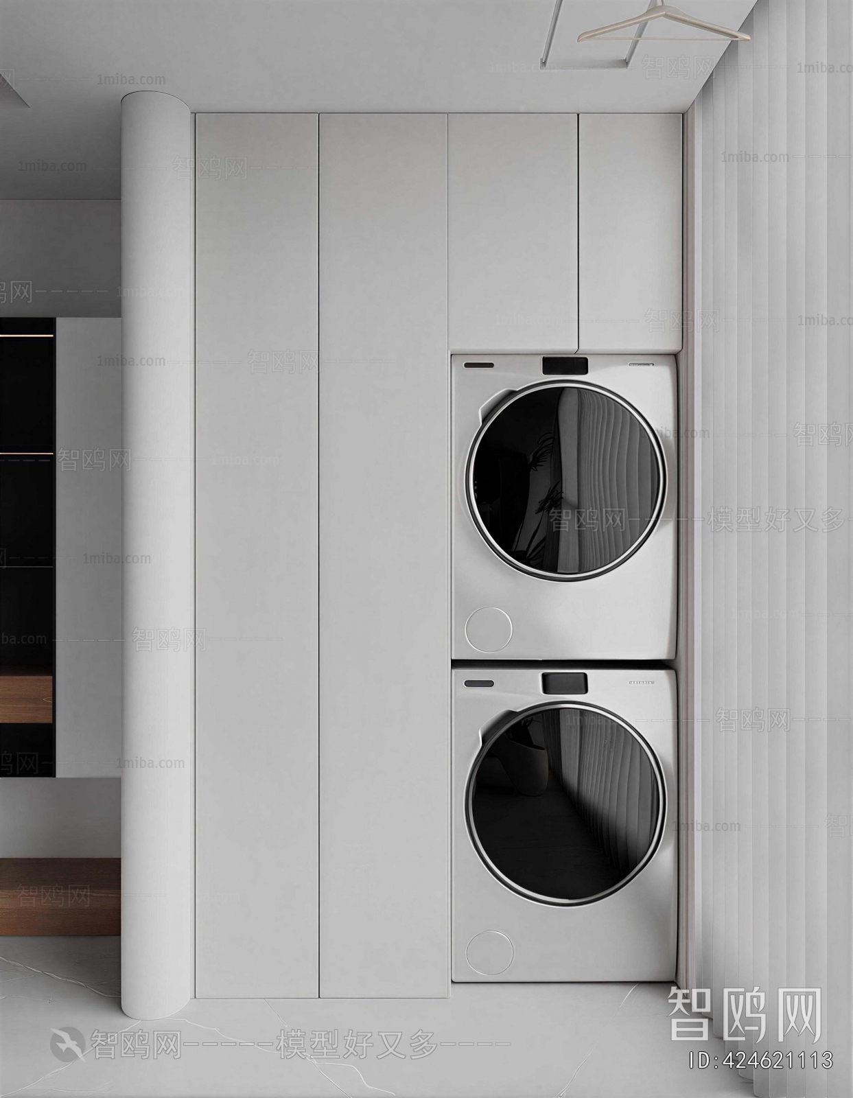 Modern Laundry Cabinet