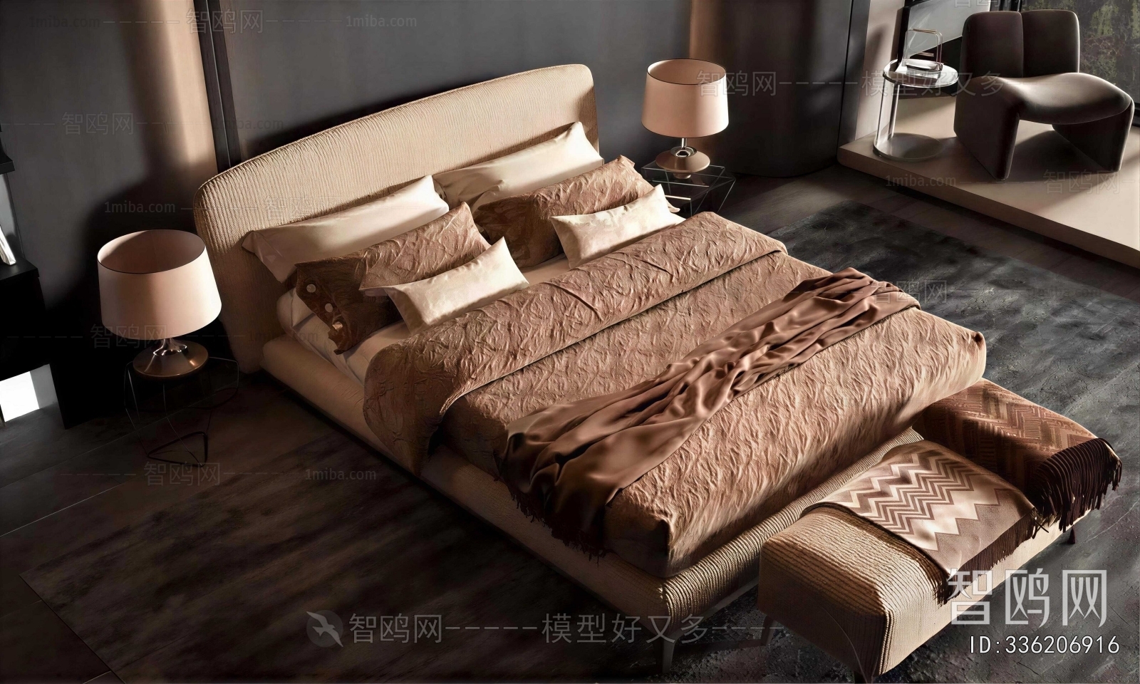Modern Double Bed