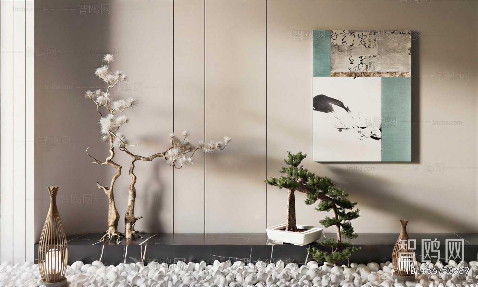 New Chinese Style Plant Landscaping