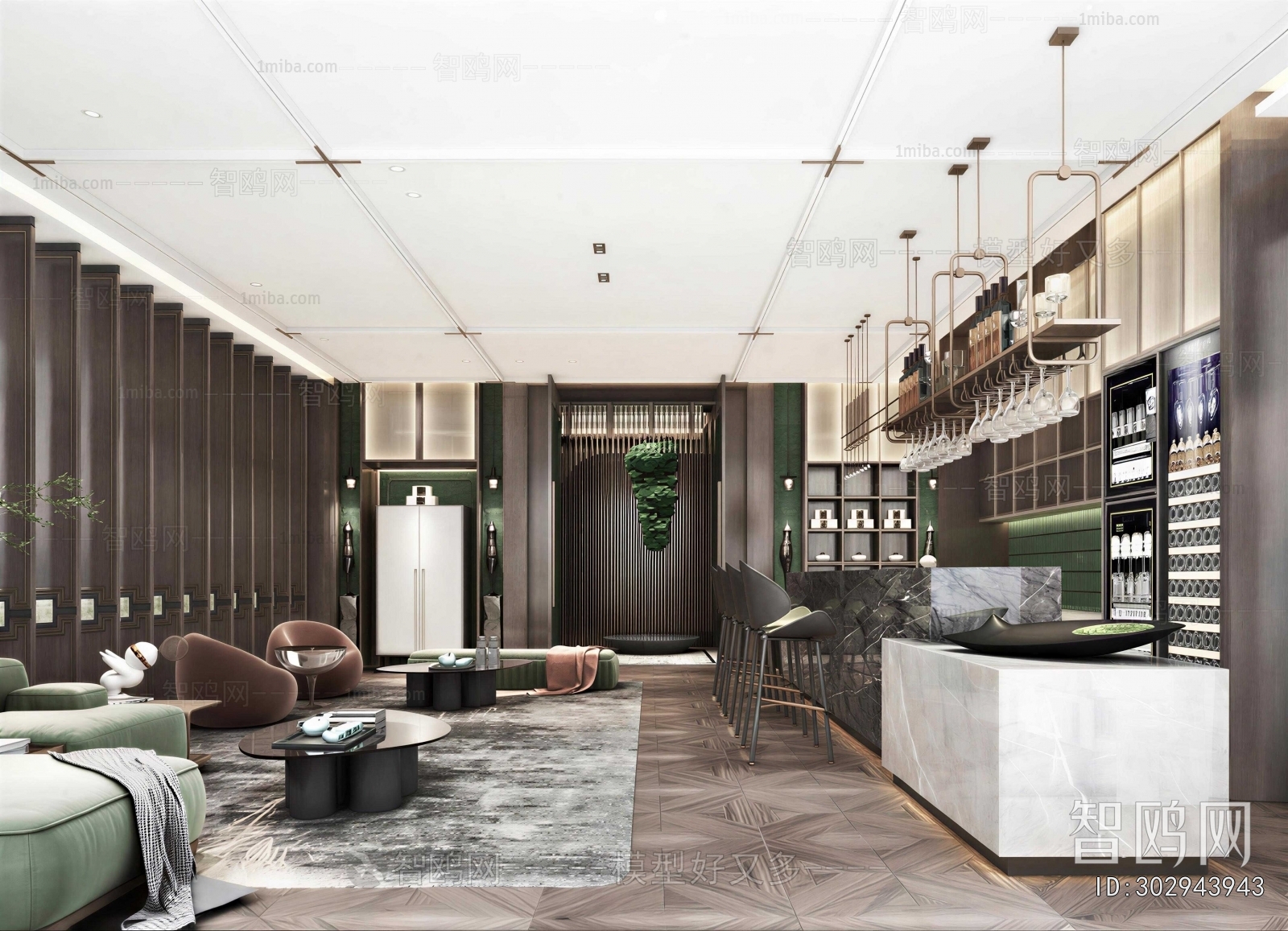 New Chinese Style Lobby Hall