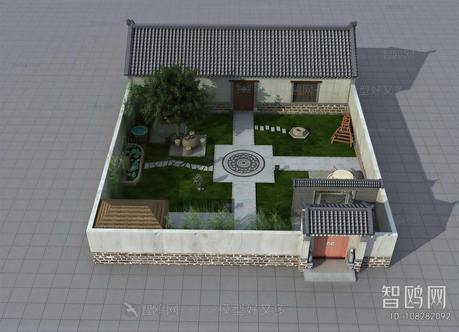 New Chinese Style Courtyard/landscape