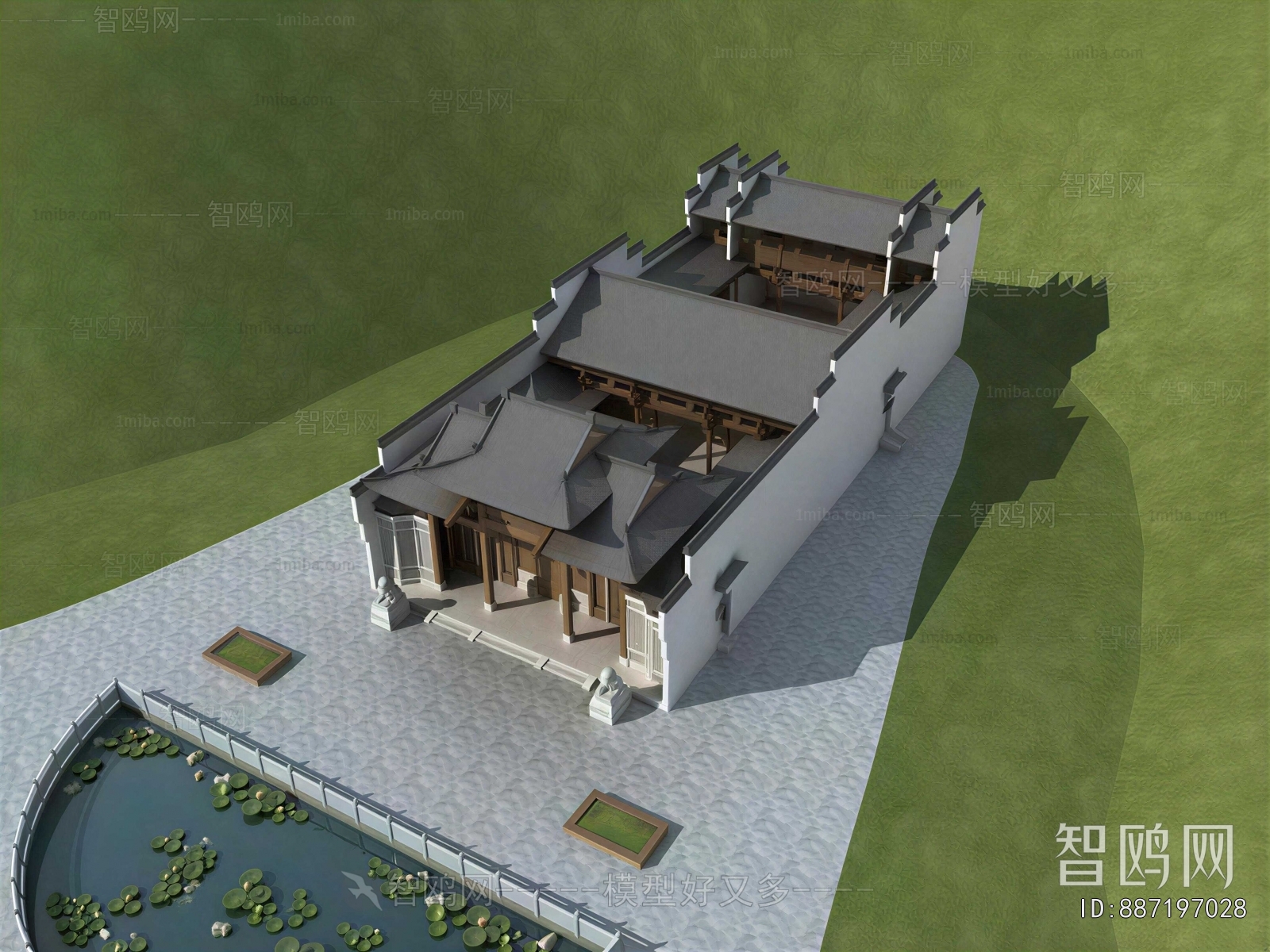 Chinese Style Residential Building