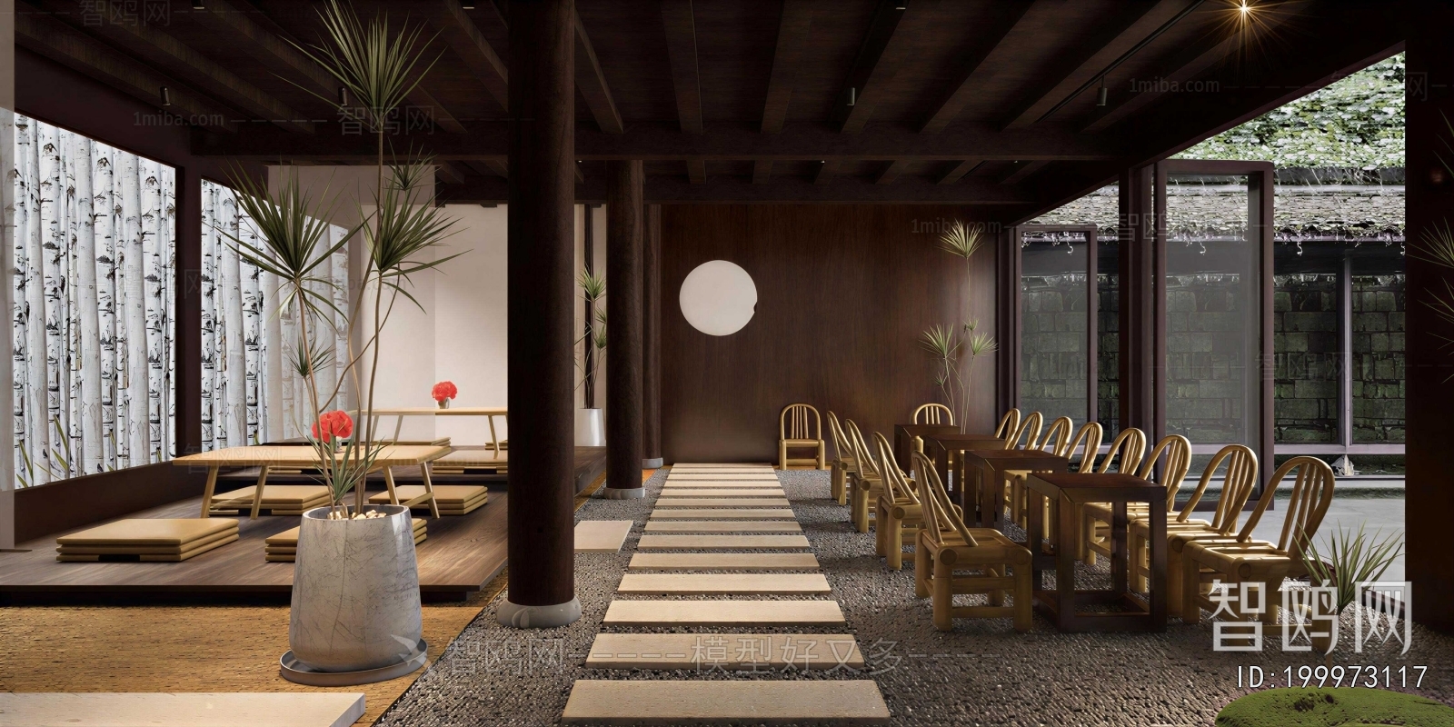 New Chinese Style Teahouse Tea House