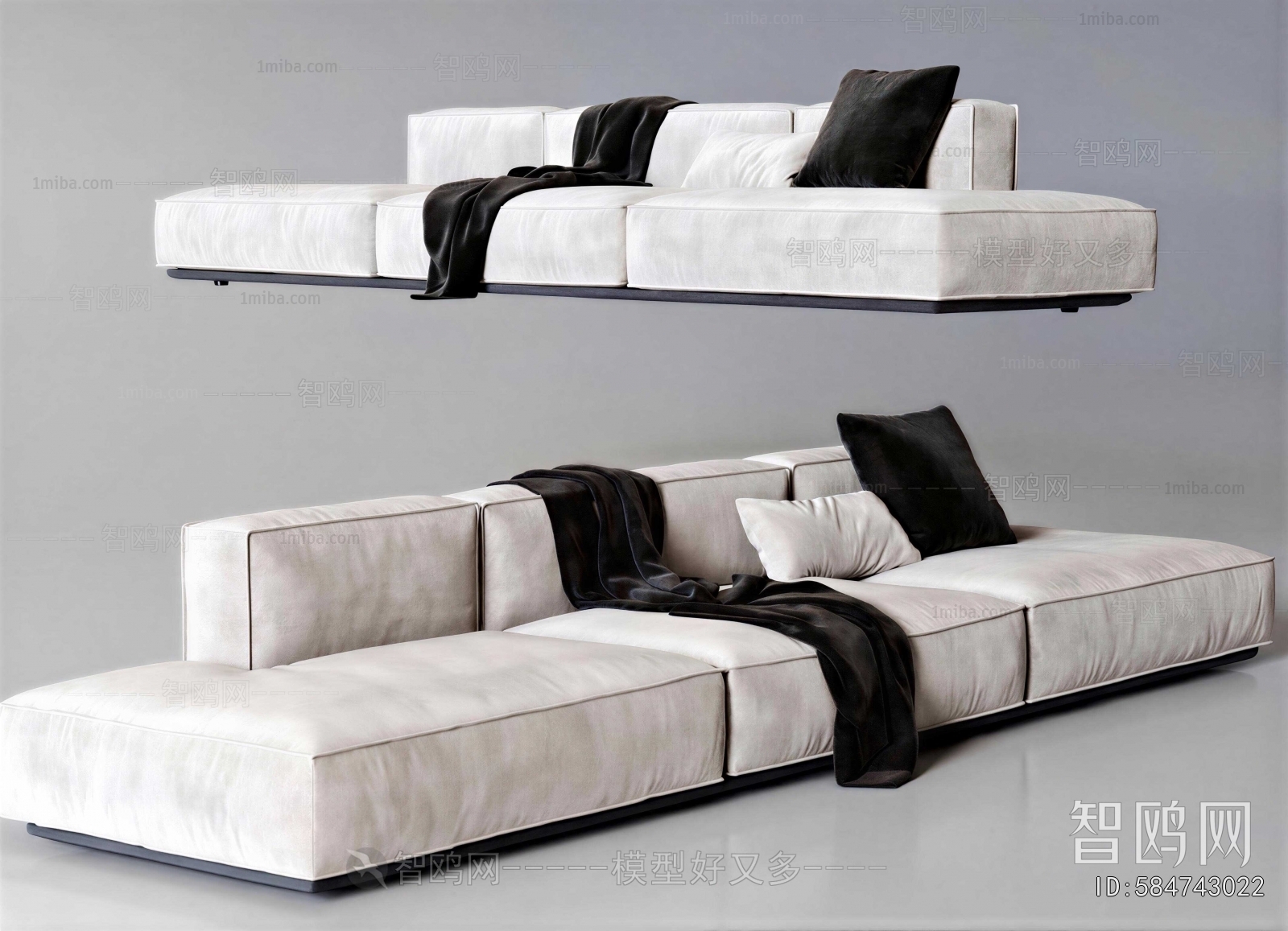 Modern Multi Person Sofa