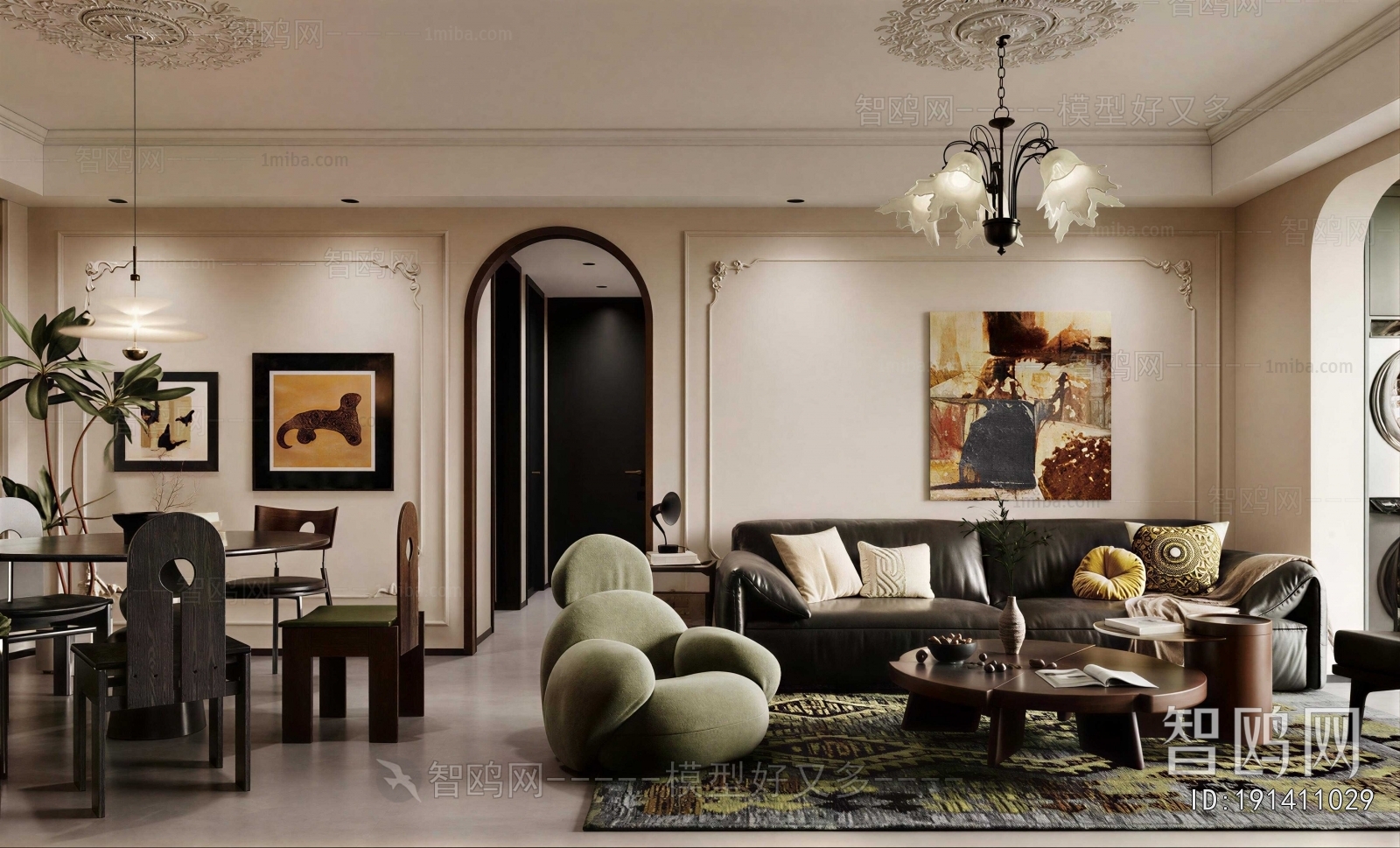 French Style A Living Room