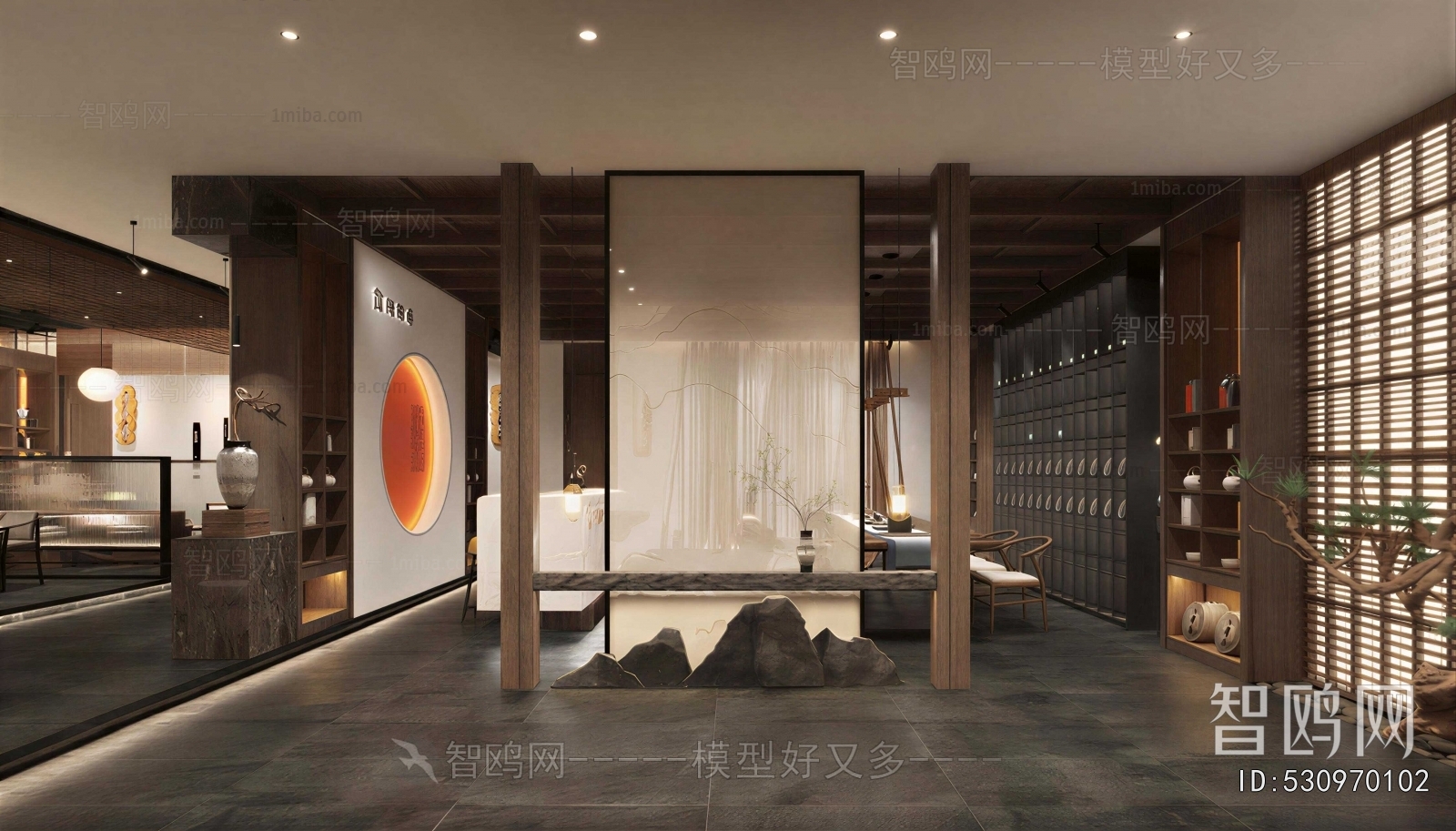 New Chinese Style Teahouse Tea House