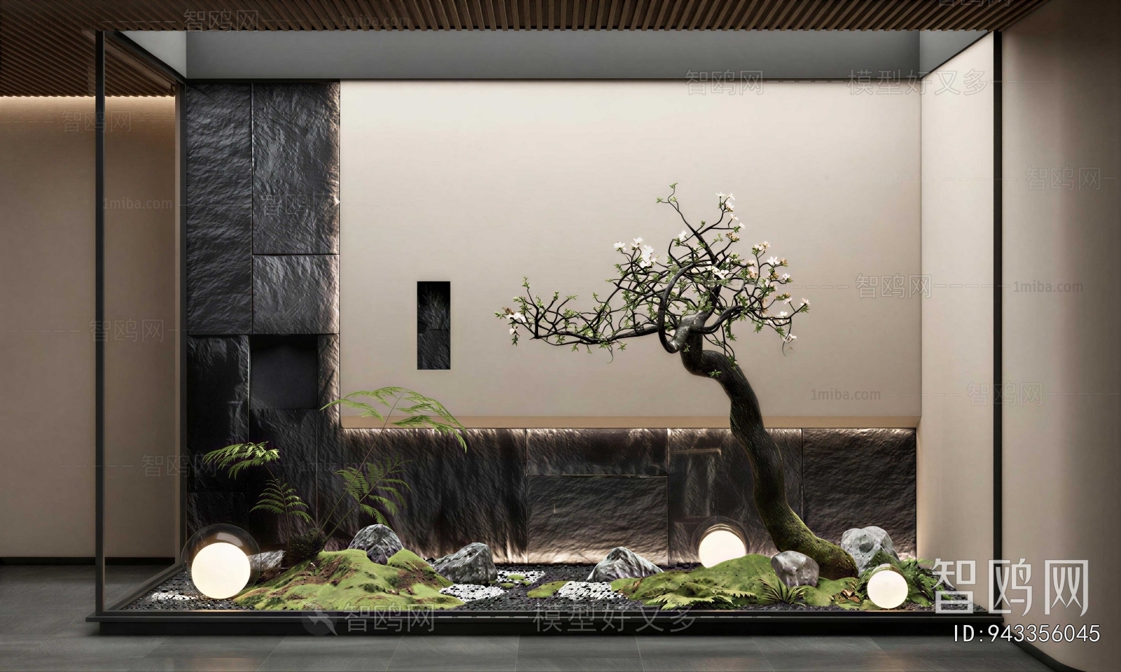 New Chinese Style Plant Landscaping
